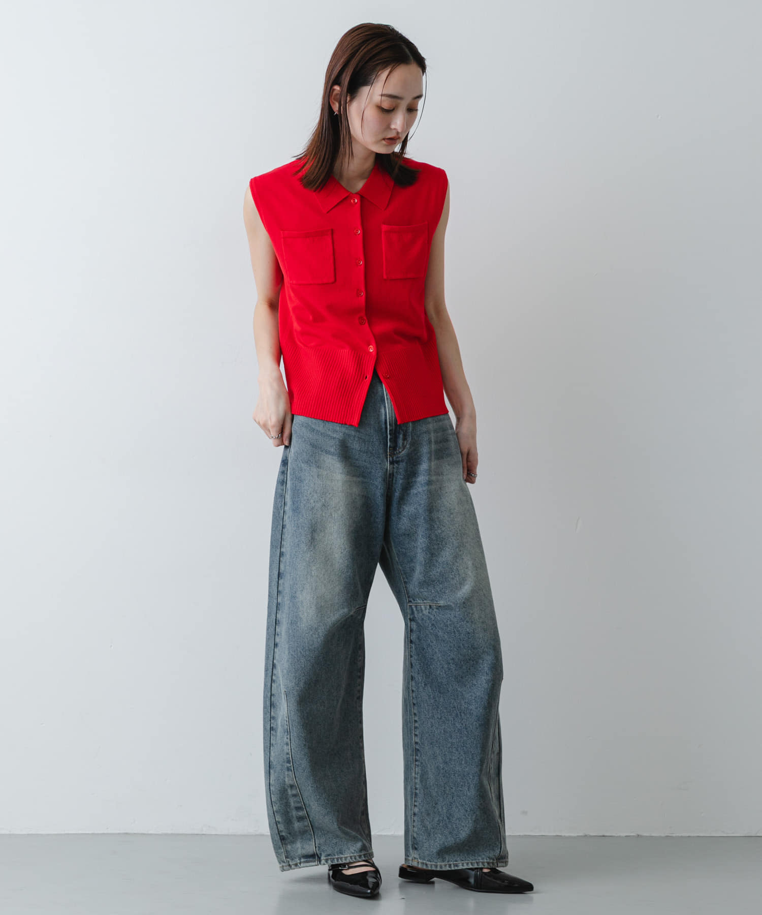 身長：169cm サイズ：one