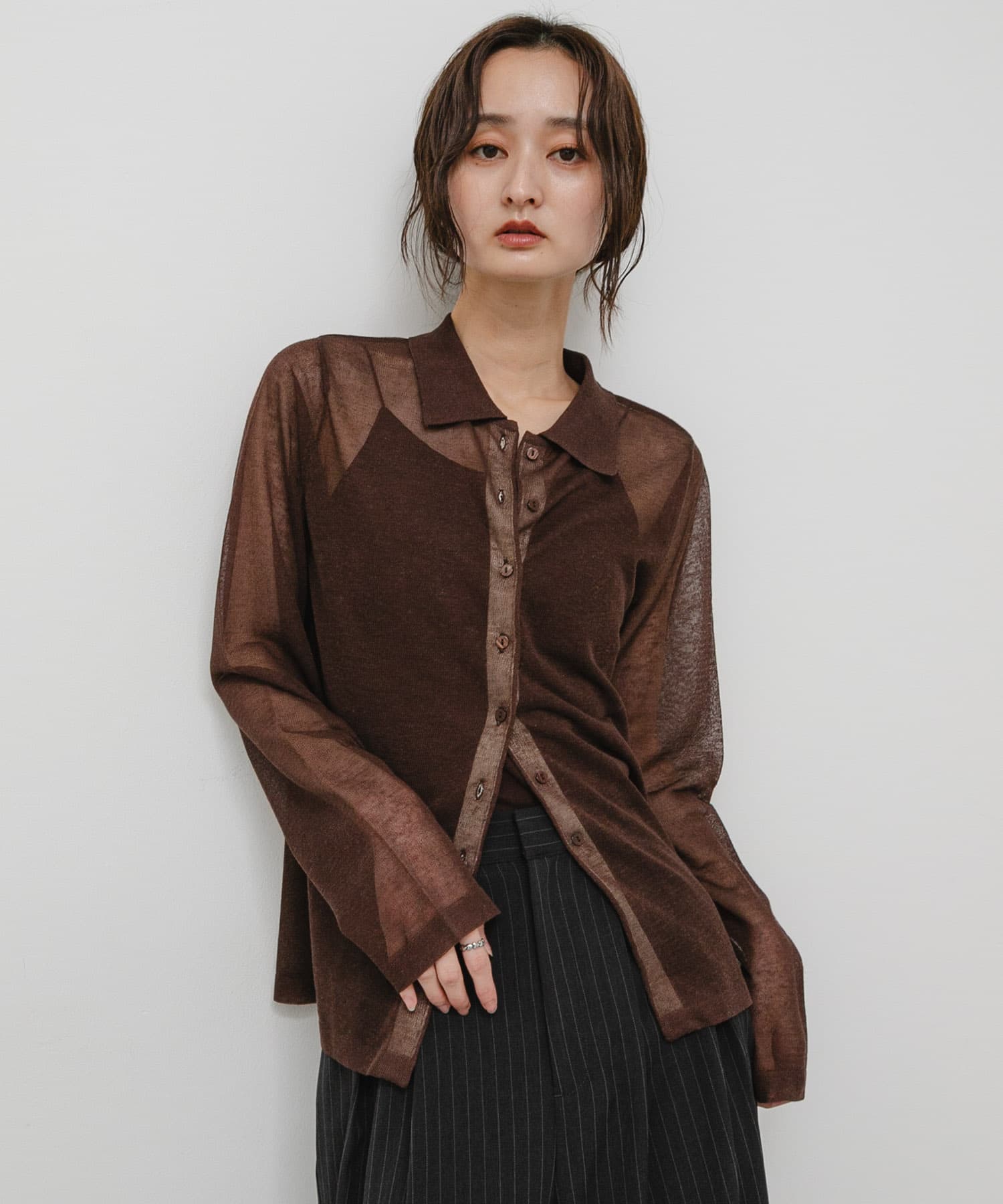 身長：169cm サイズ：one
