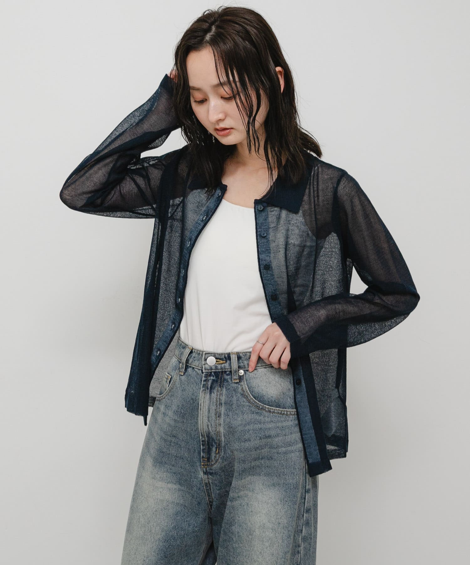 身長：169cm サイズ：one