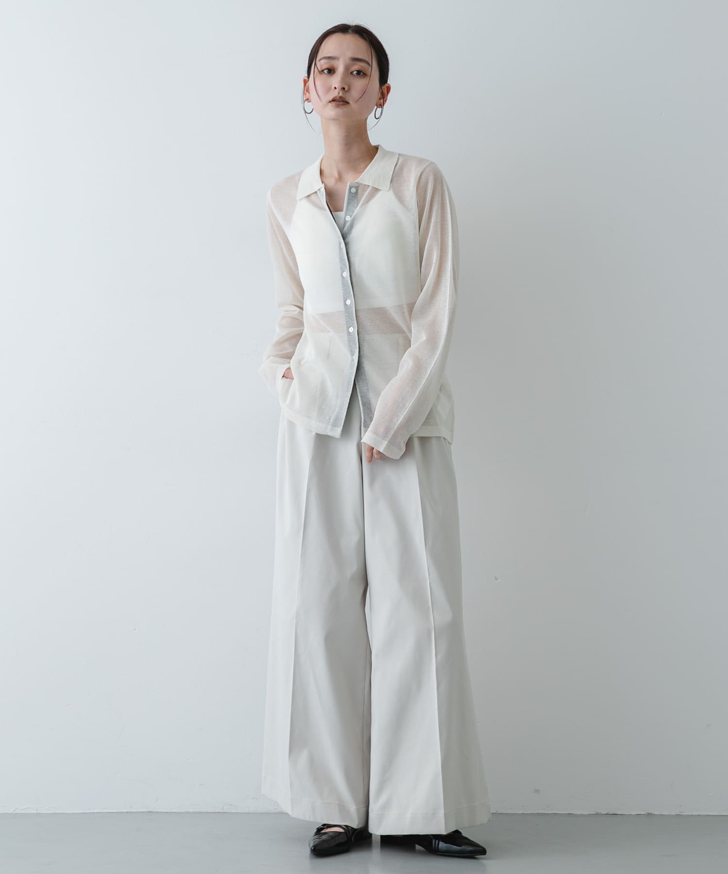身長：169cm サイズ：one