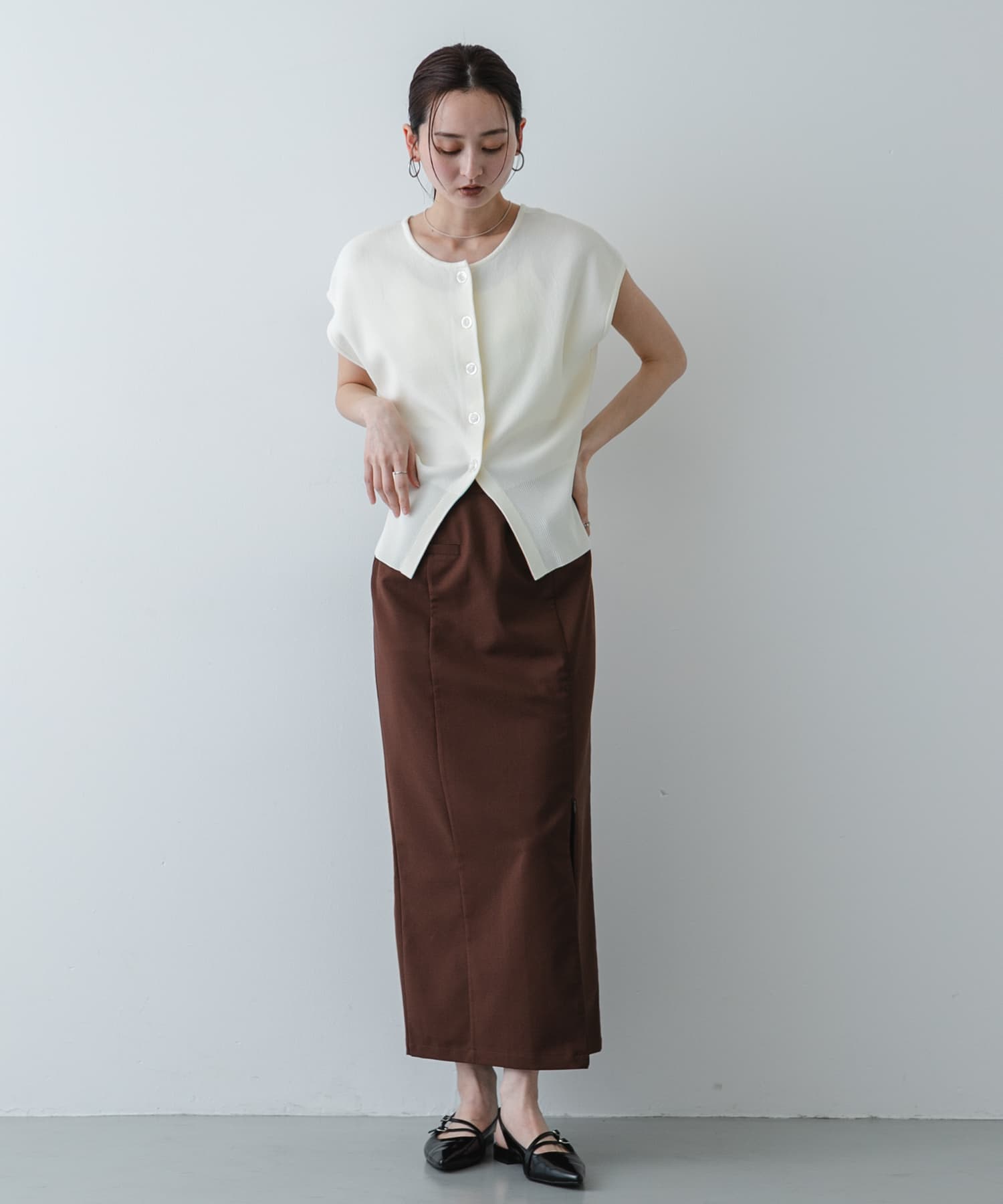 身長：169cm サイズ：one