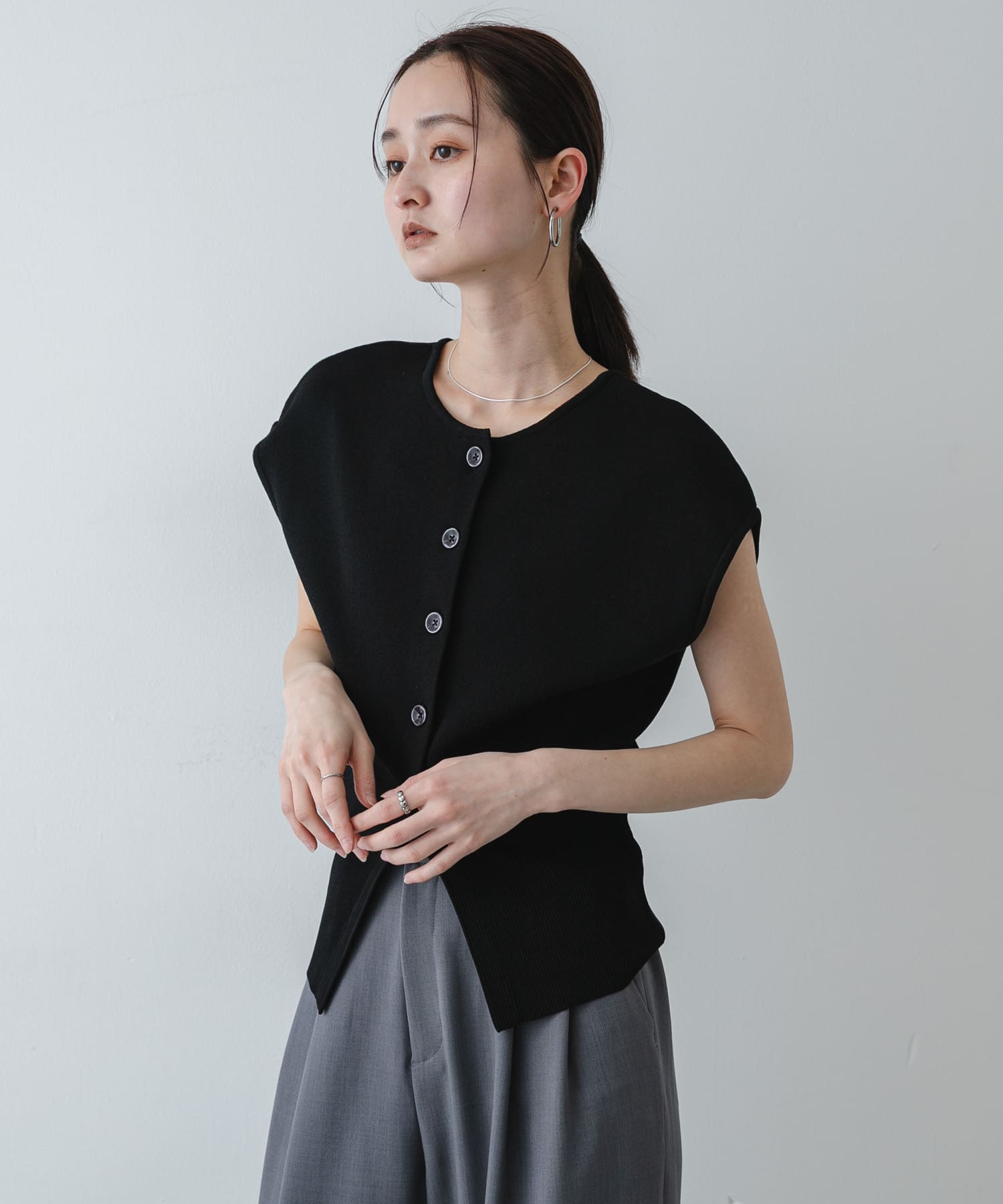 身長：169cm サイズ：one