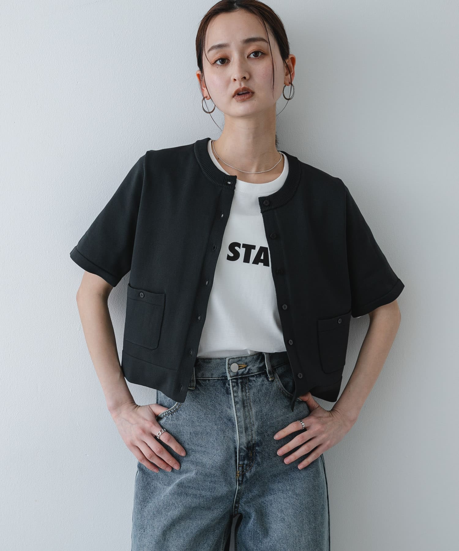 身長：169cm サイズ：one