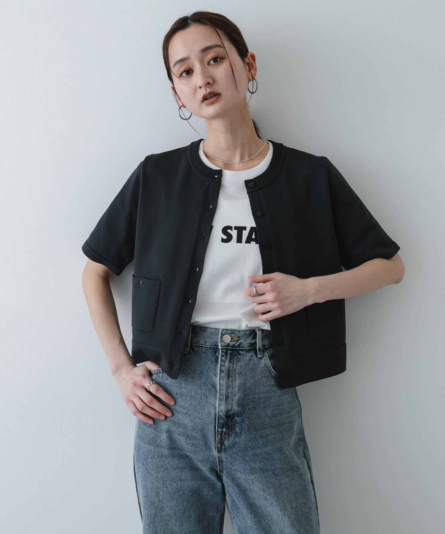 身長：169cm サイズ：one