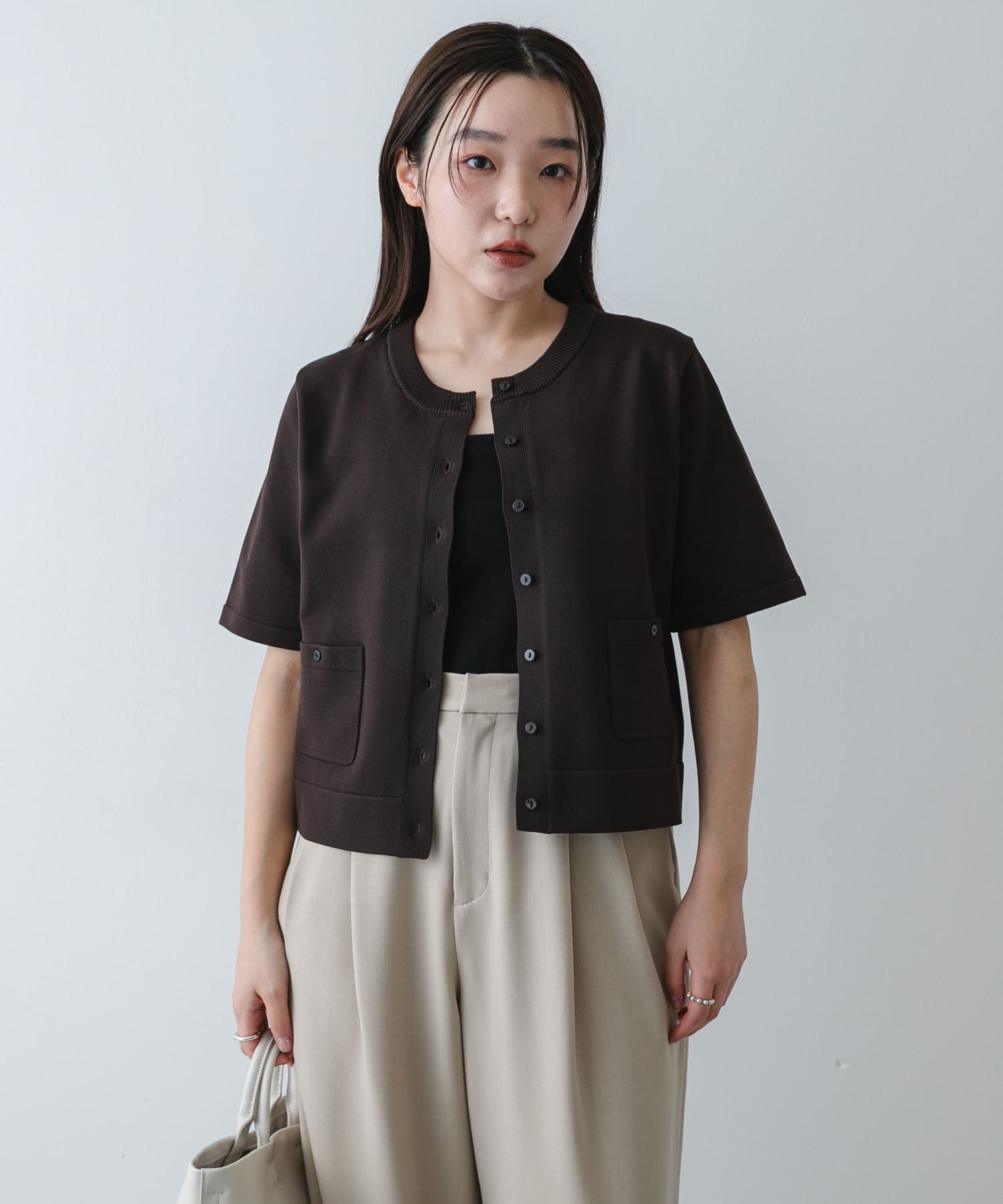 身長：158cm サイズ：one