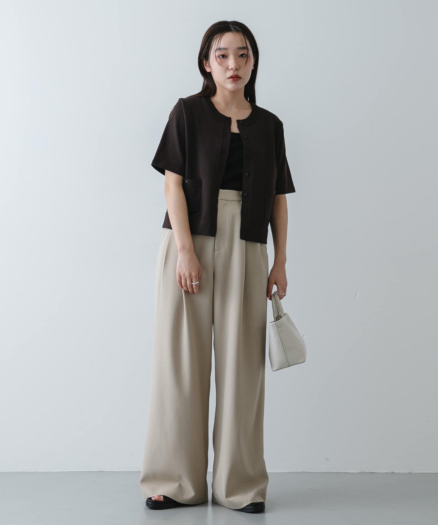 身長：158cm サイズ：one