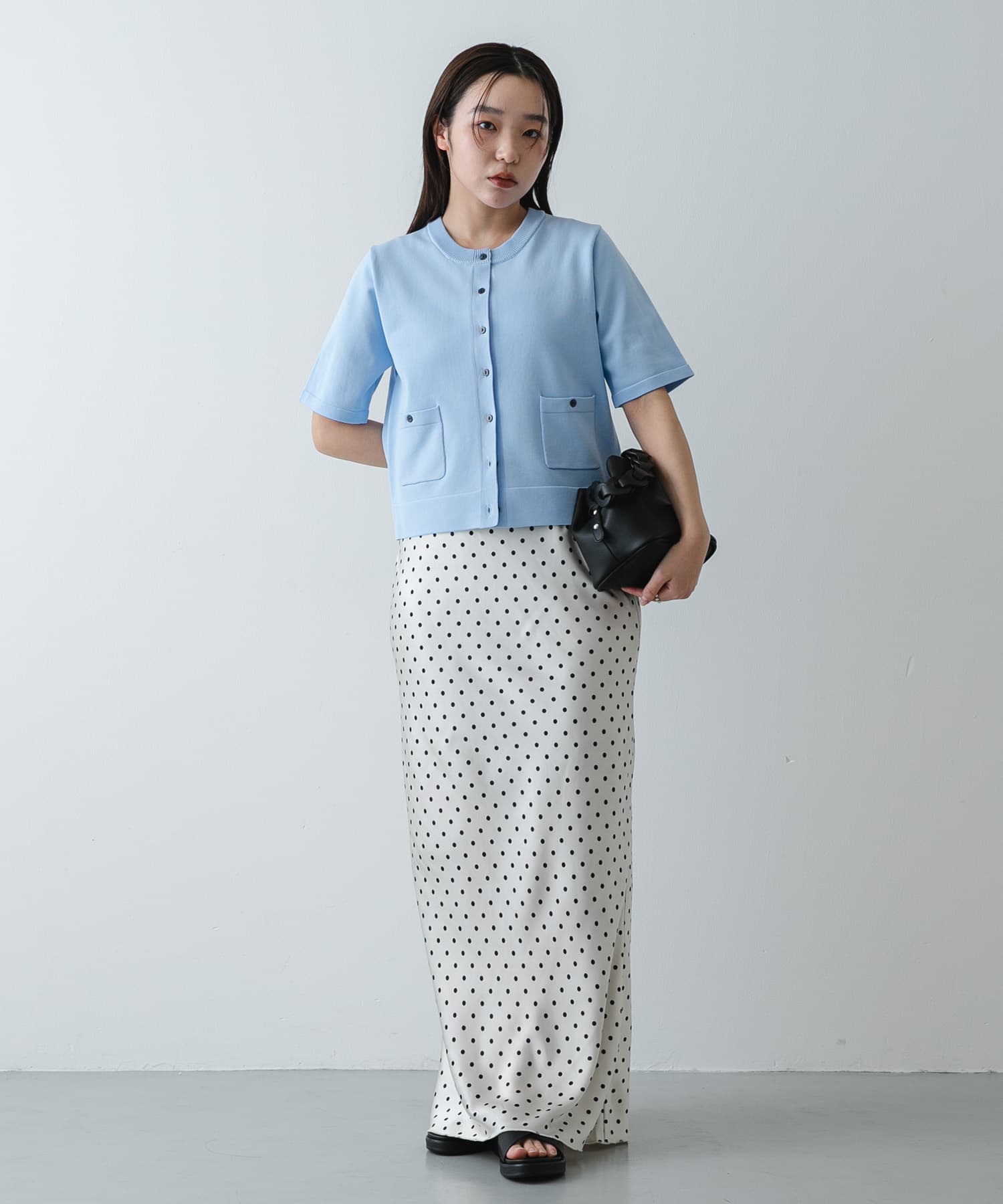 身長：158cm サイズ：one