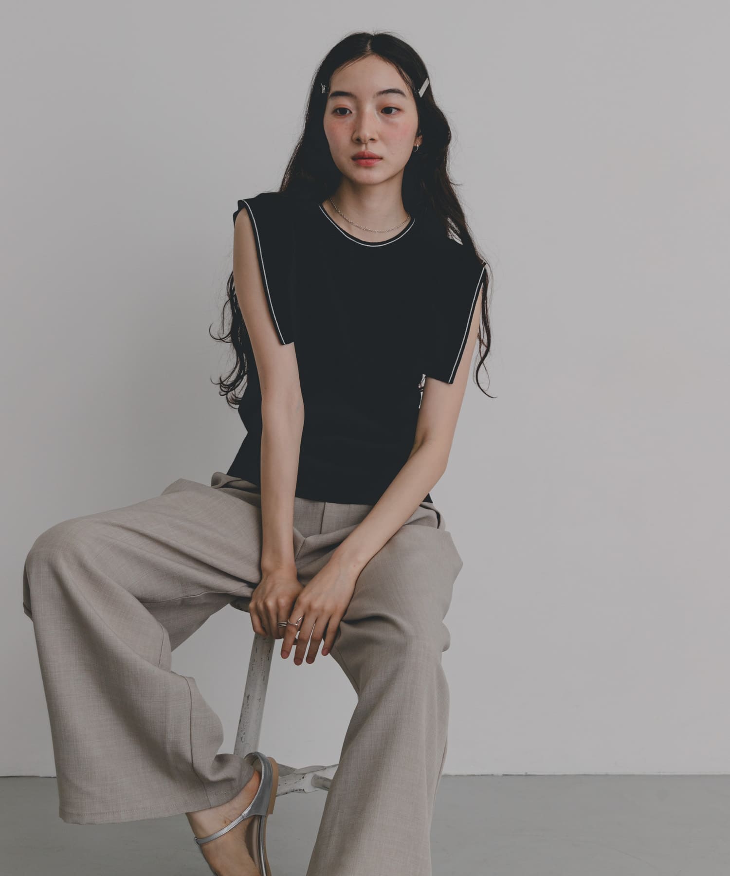 身長：164cm サイズ：one