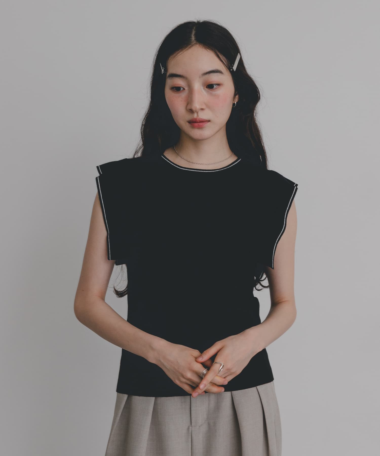 身長：164cm サイズ：one