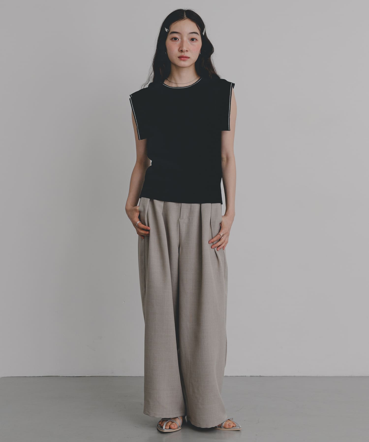 身長：164cm サイズ：one