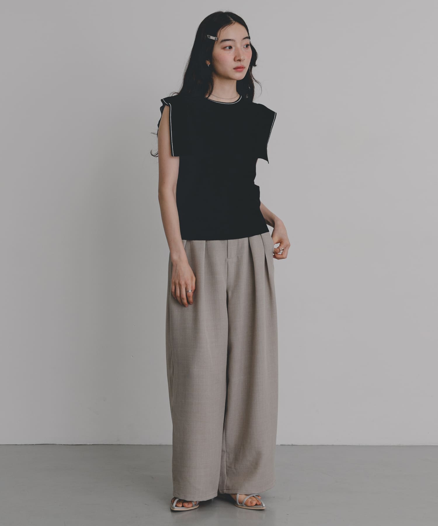 身長：164cm サイズ：one