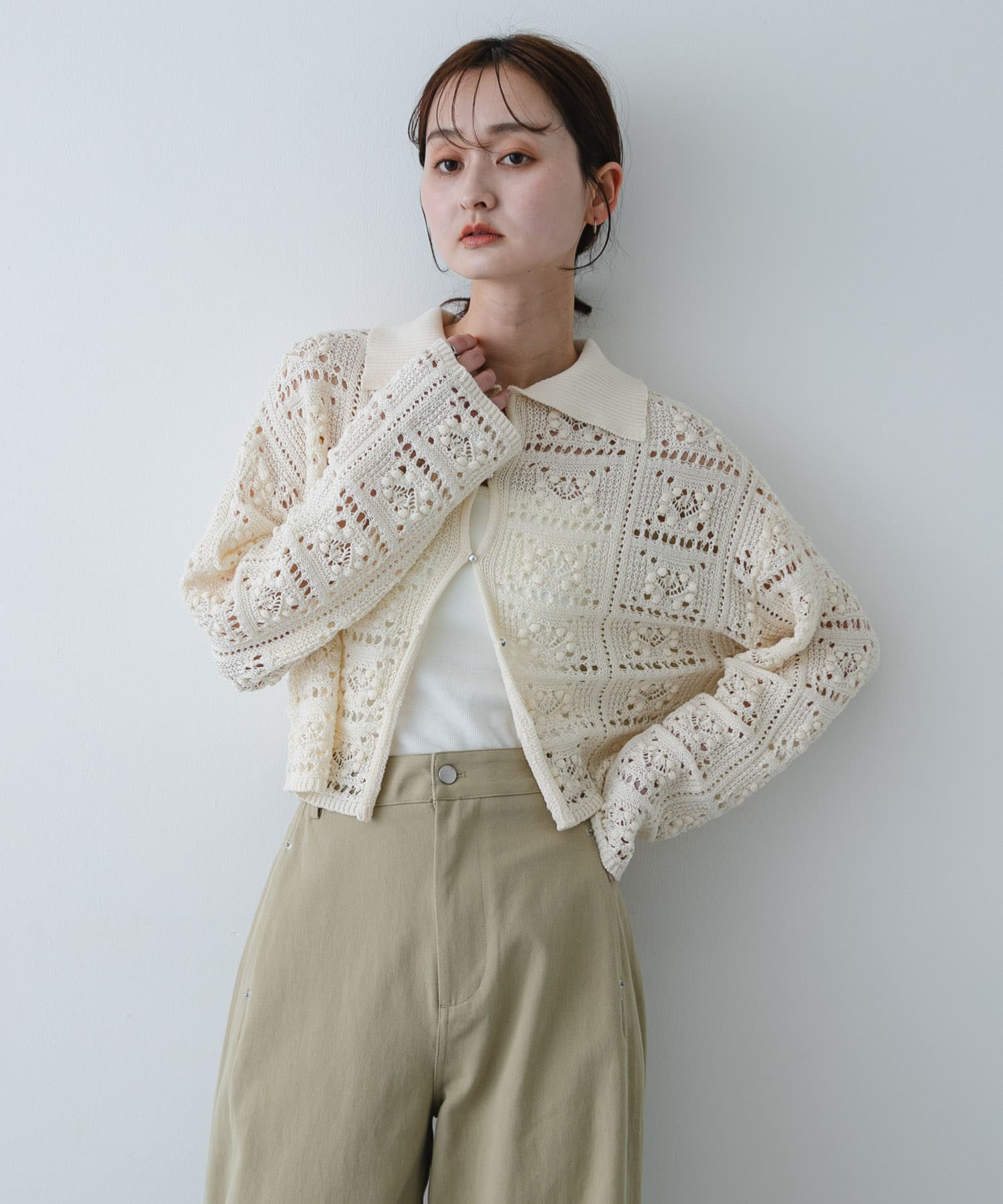 身長：169cm サイズ：one