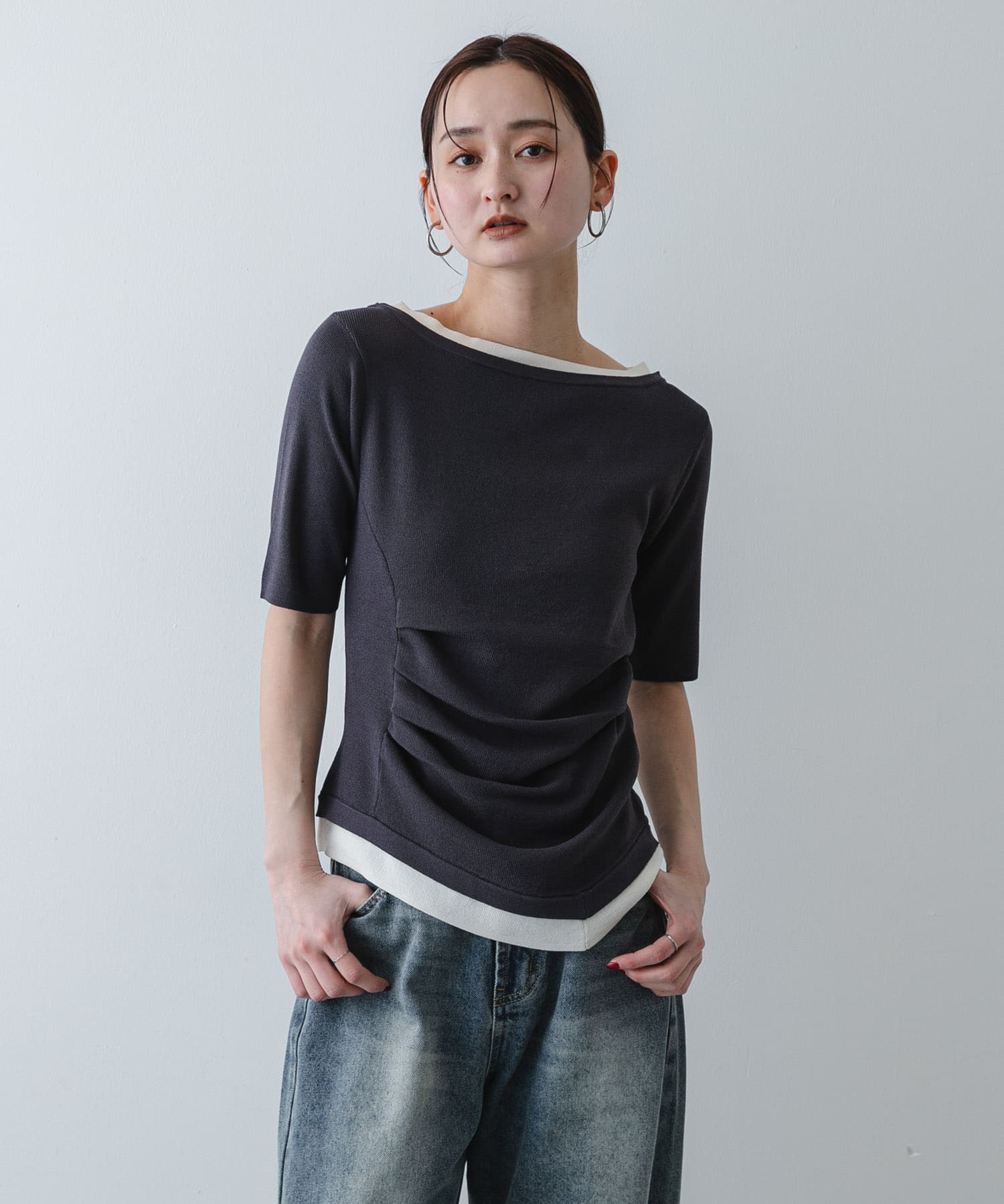 身長：169cm サイズ：one