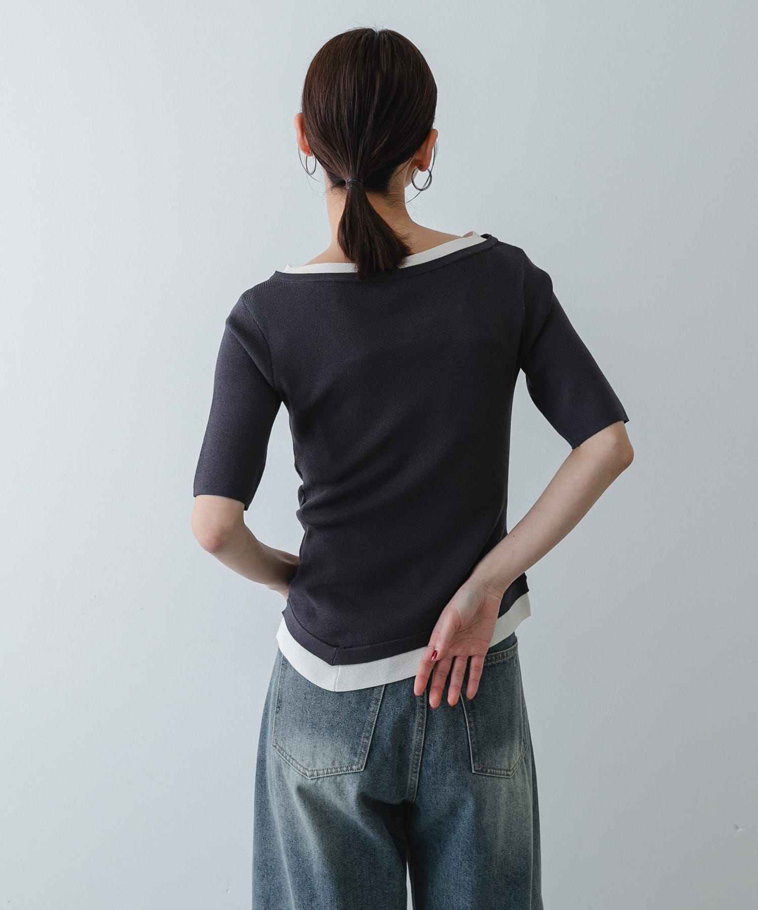 身長：169cm サイズ：one