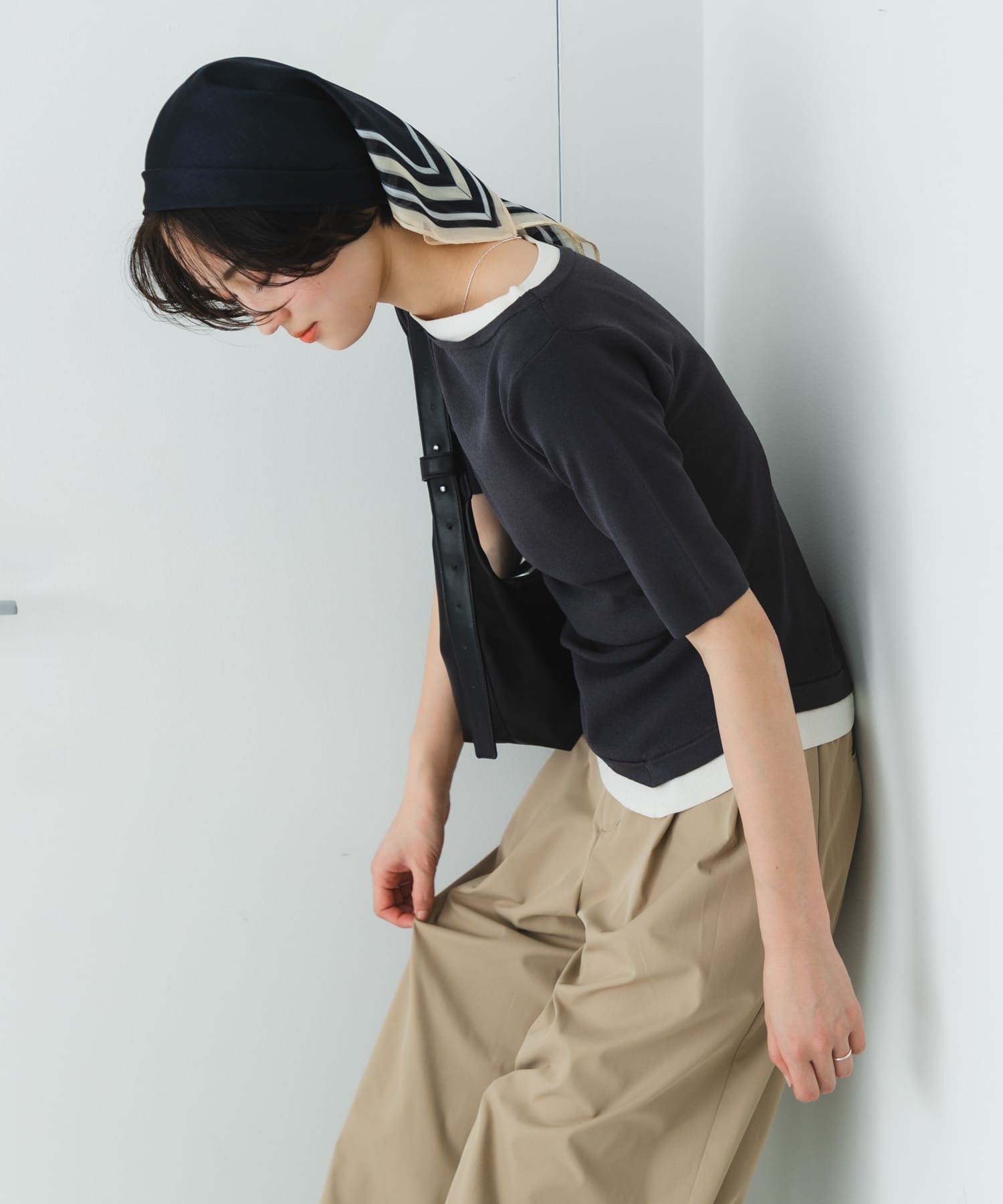 身長：166cm サイズ：one