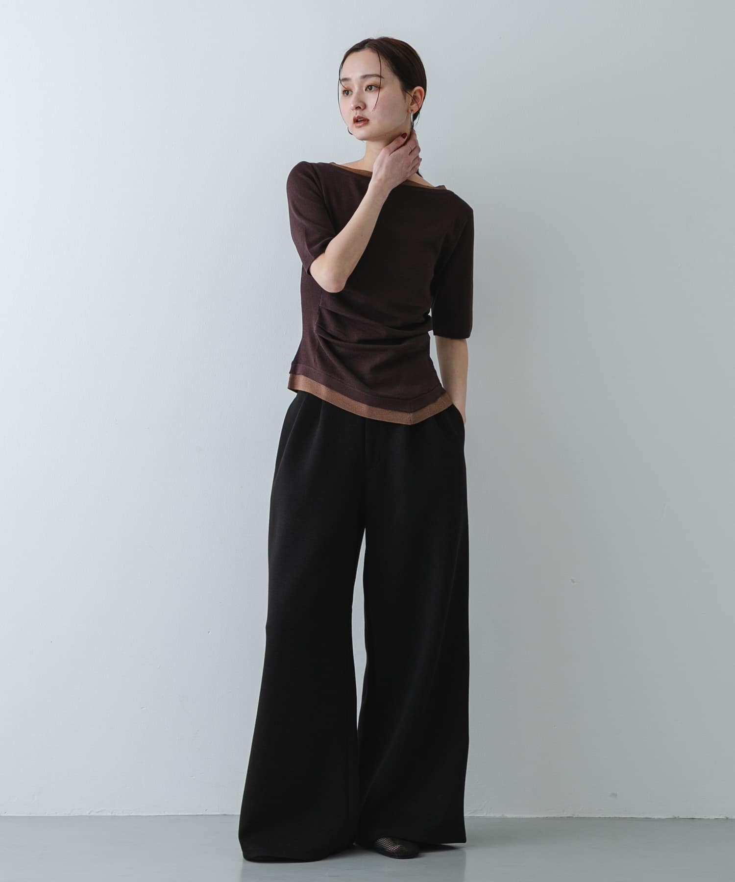 身長：169cm サイズ：one