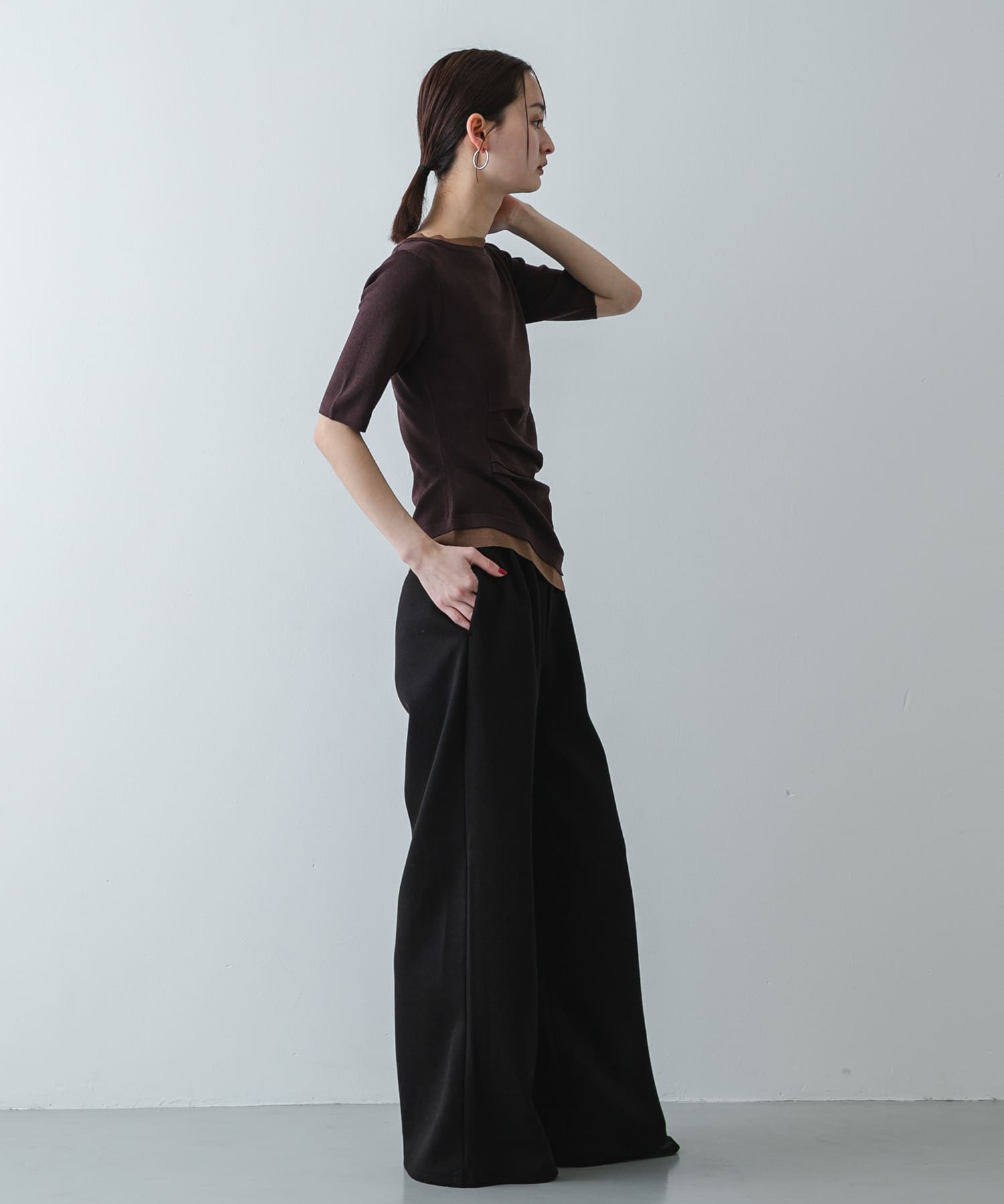 身長：169cm サイズ：one