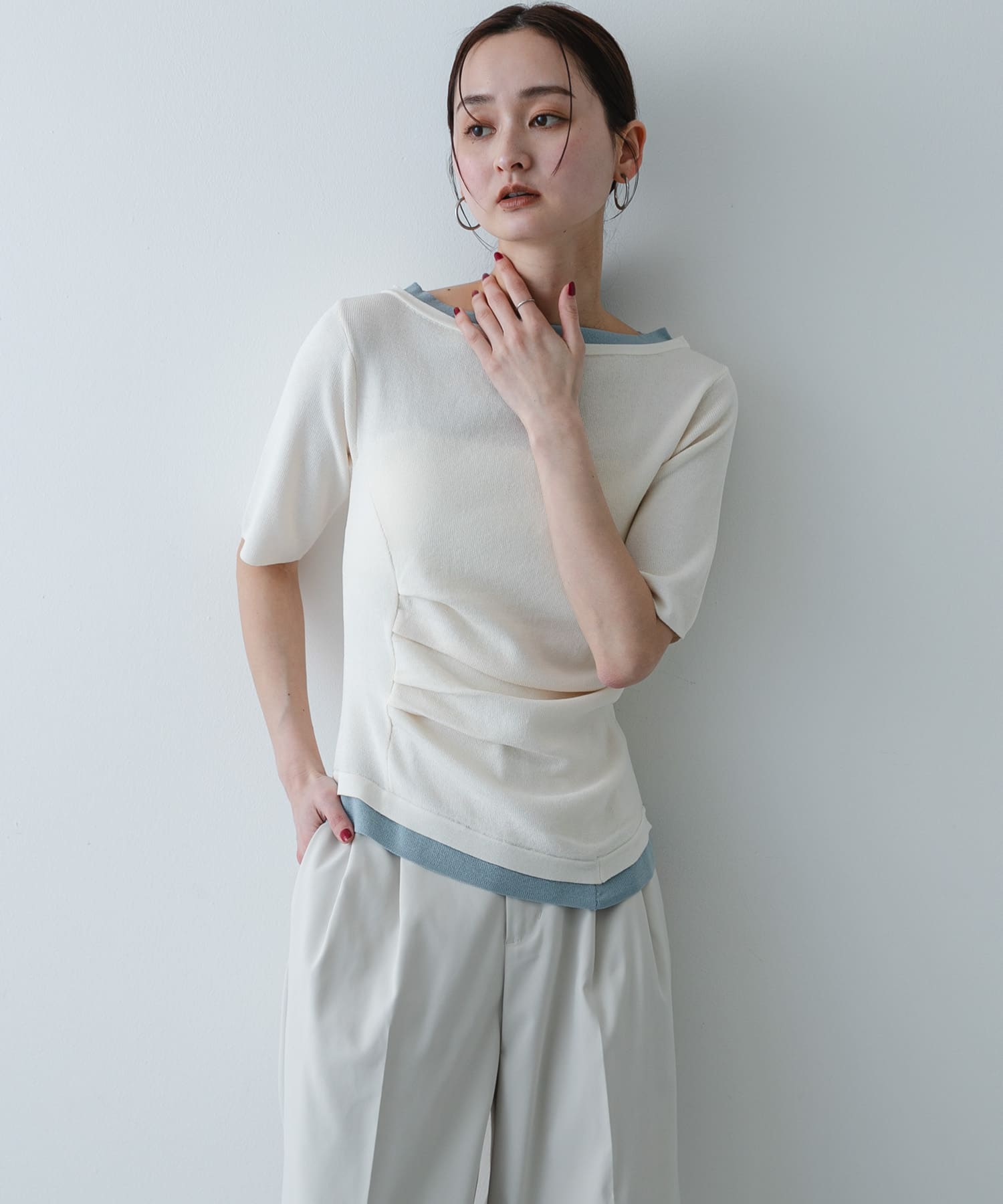 身長：169cm サイズ：one