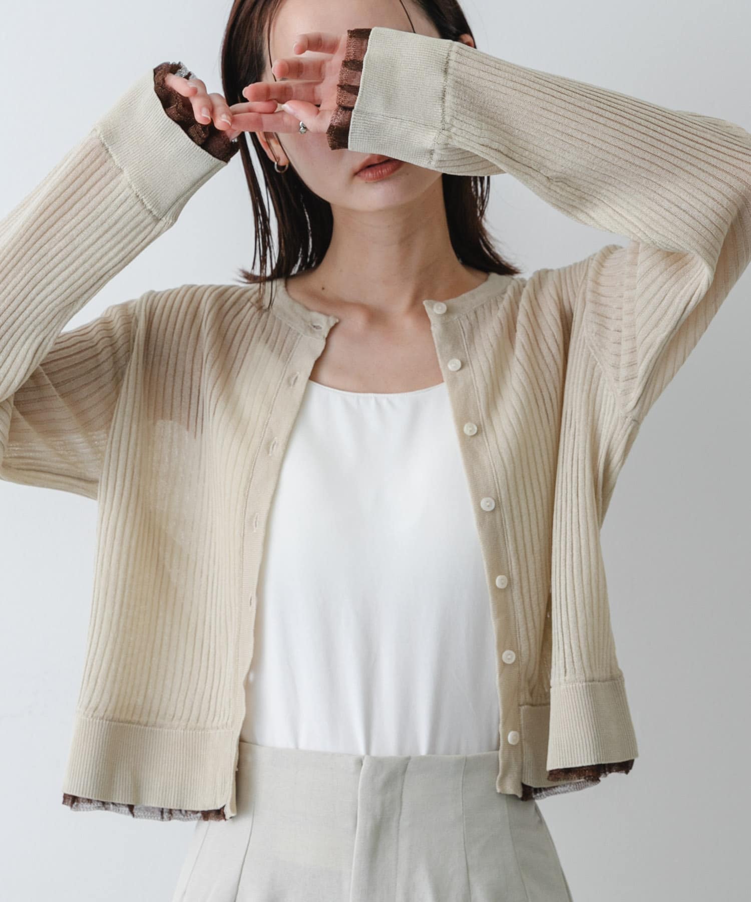 身長：169cm サイズ：one