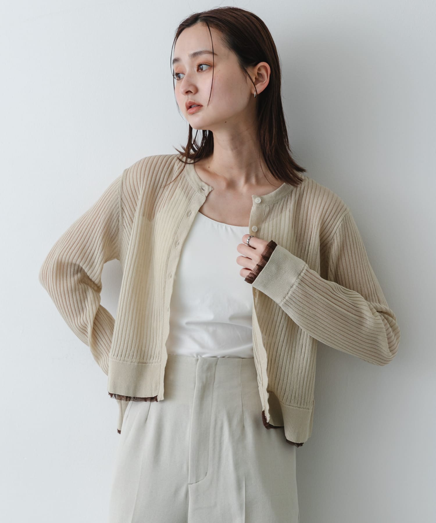 身長：169cm サイズ：one