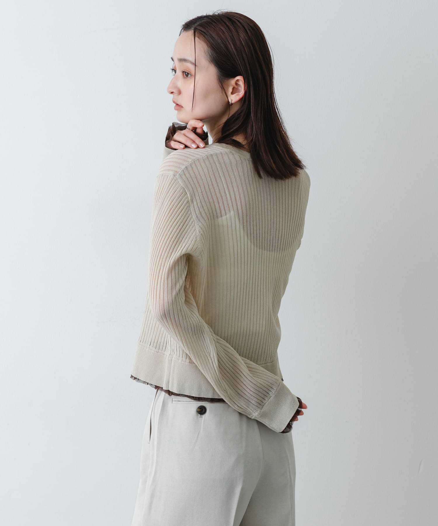 身長：169cm サイズ：one