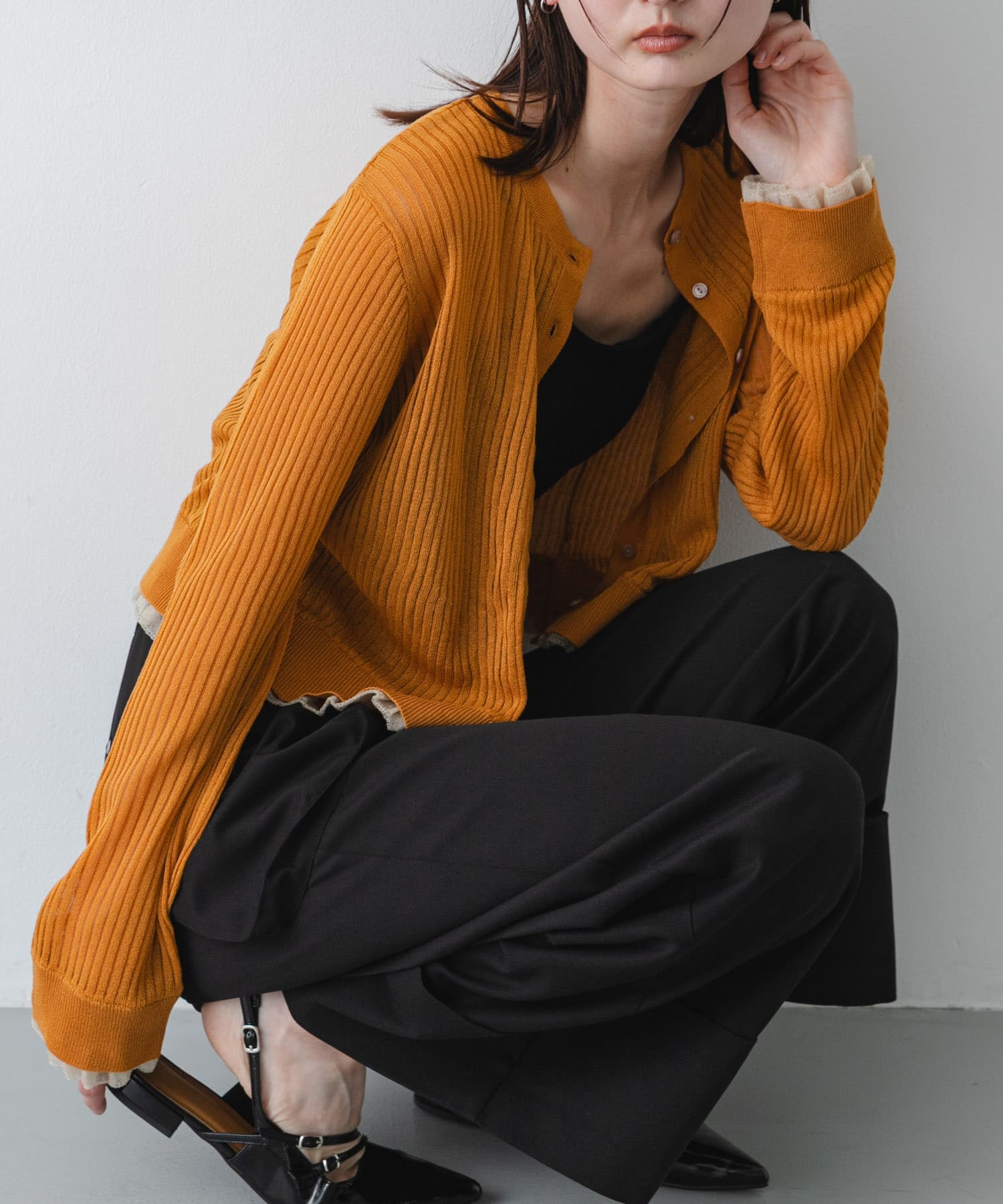 身長：169cm サイズ：one