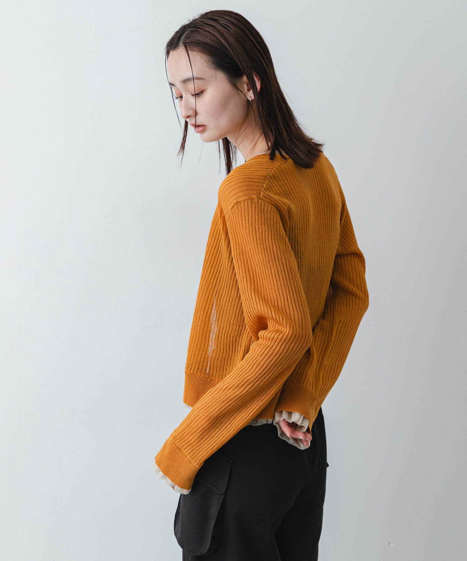 身長：169cm サイズ：one