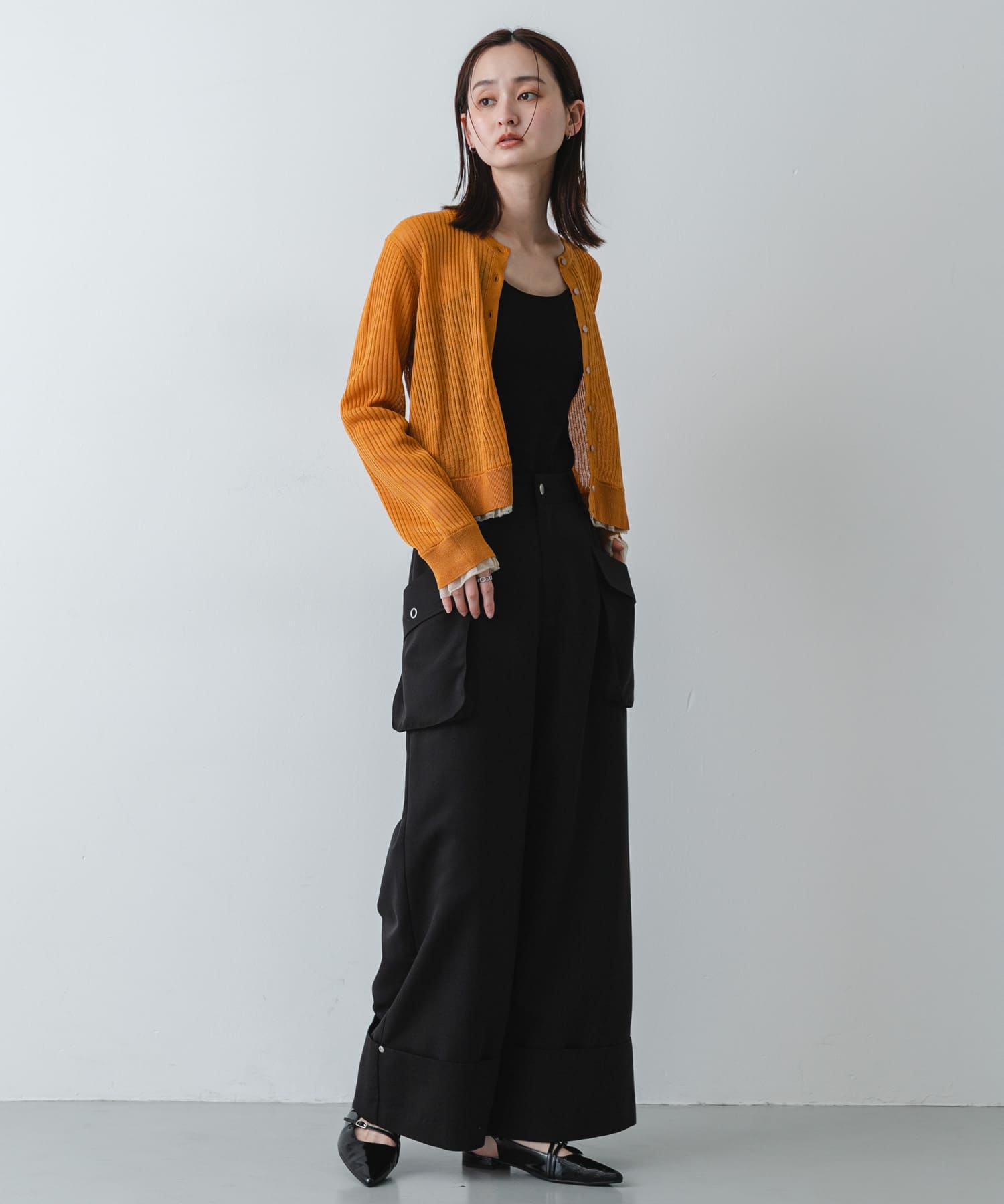 身長：169cm サイズ：one