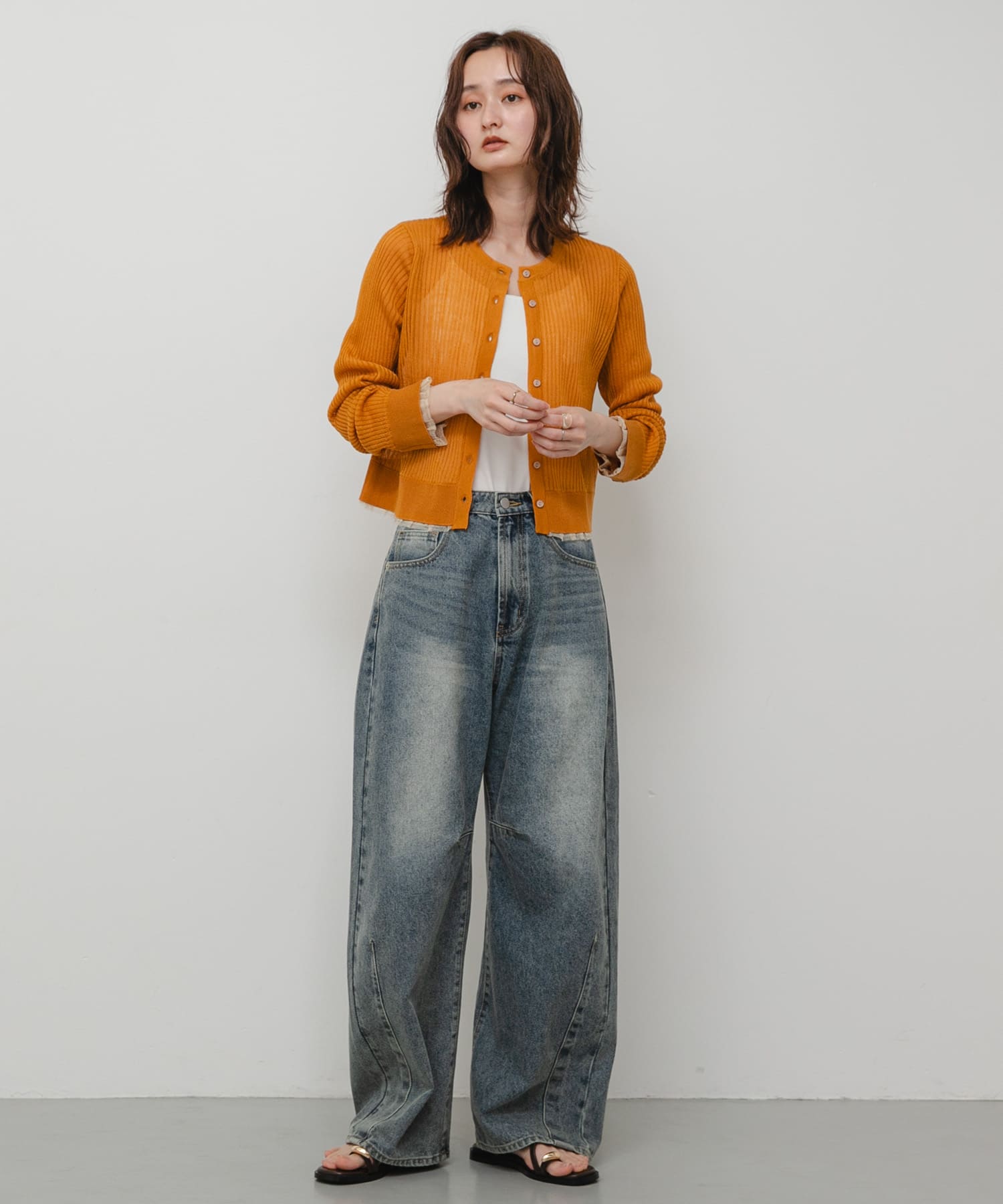 身長：169cm サイズ：one