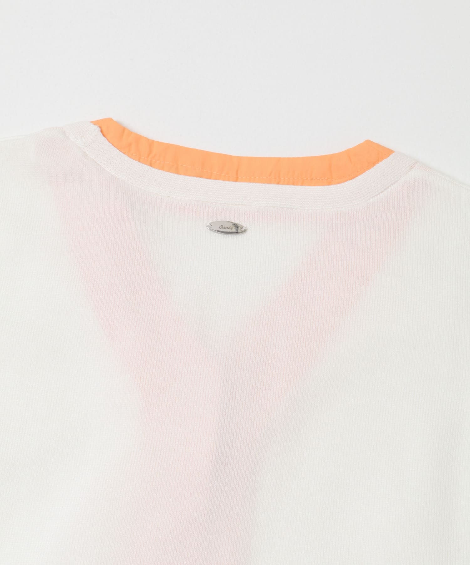 『洗濯可』シャツドッキングレイヤードニットベスト IVORY One