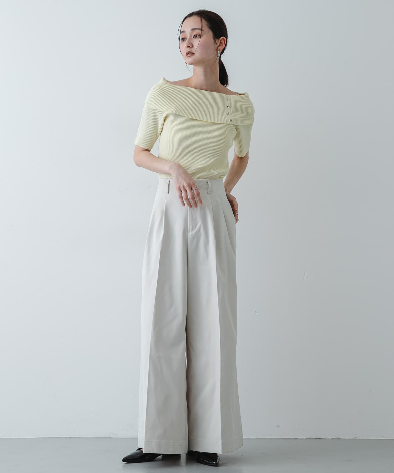 身長：169cm サイズ：one