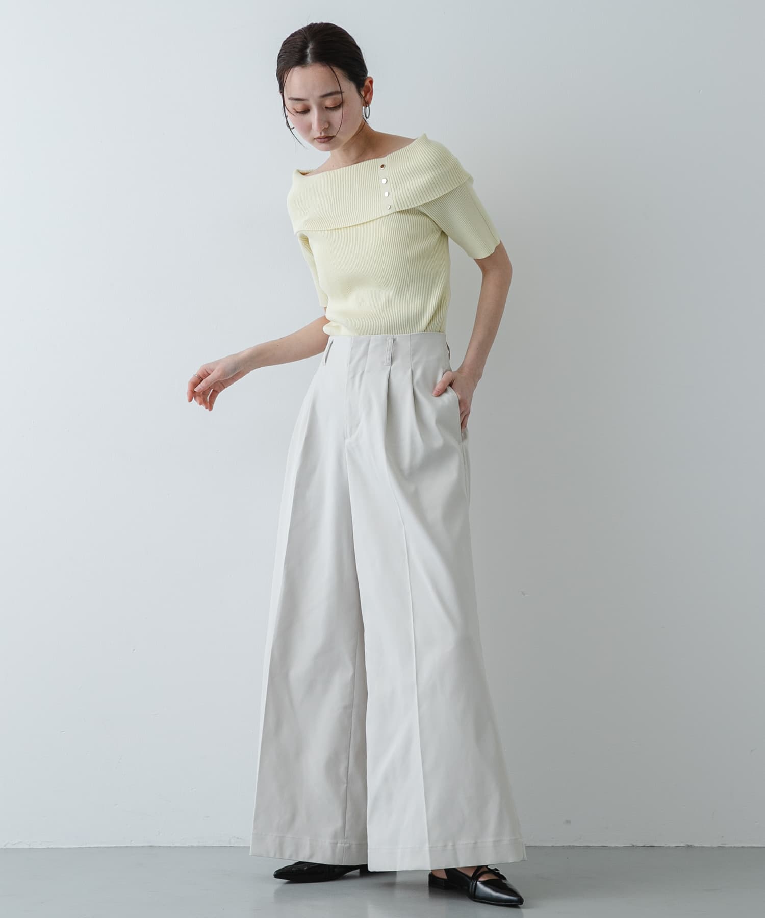 身長：169cm サイズ：one