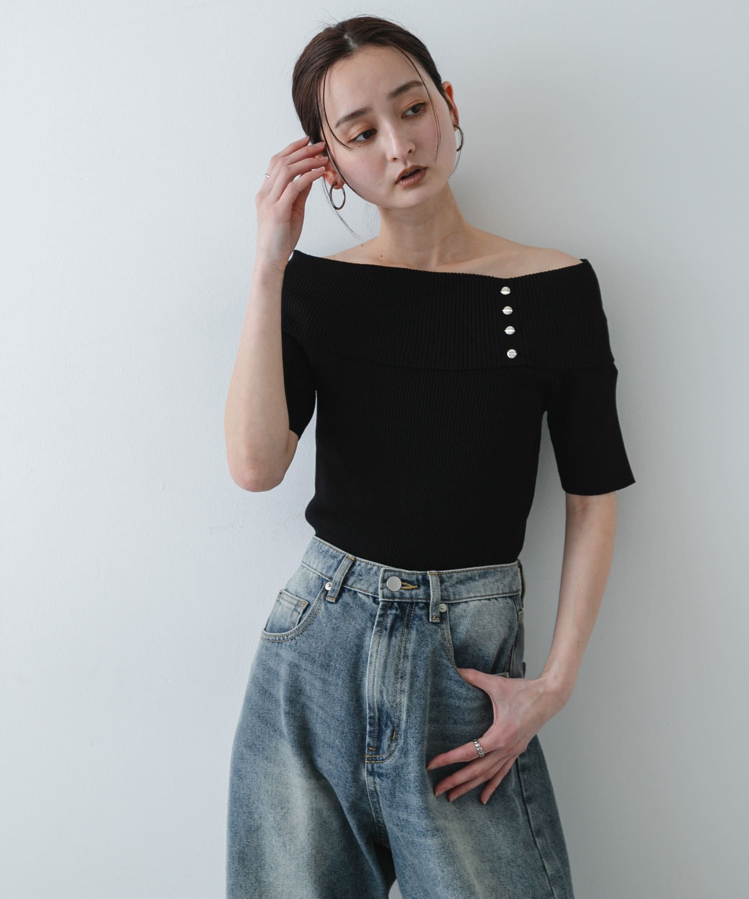 身長：169cm サイズ：one