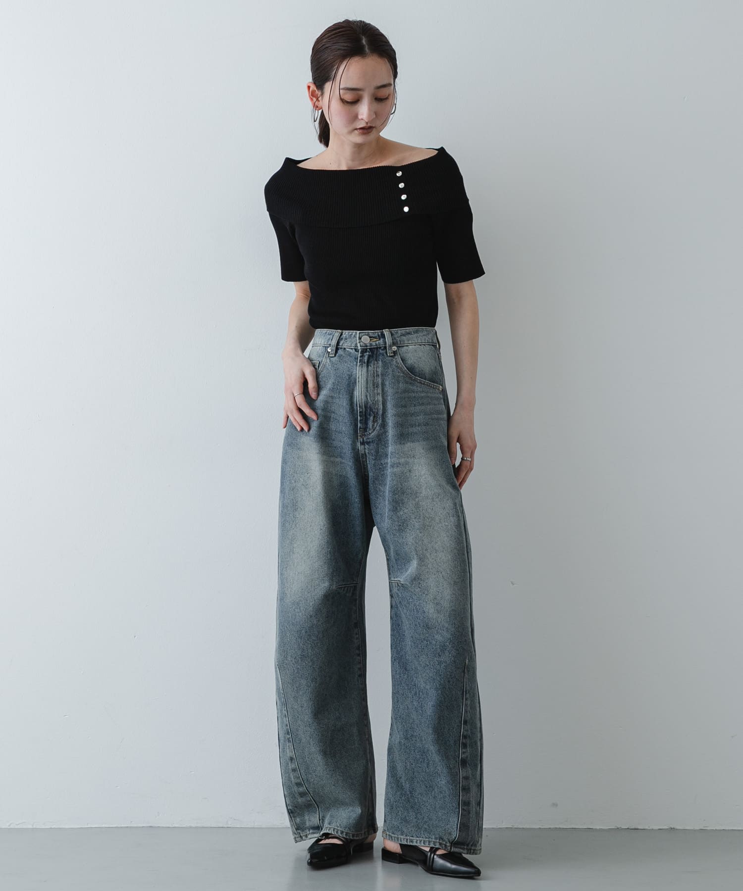 身長：169cm サイズ：one