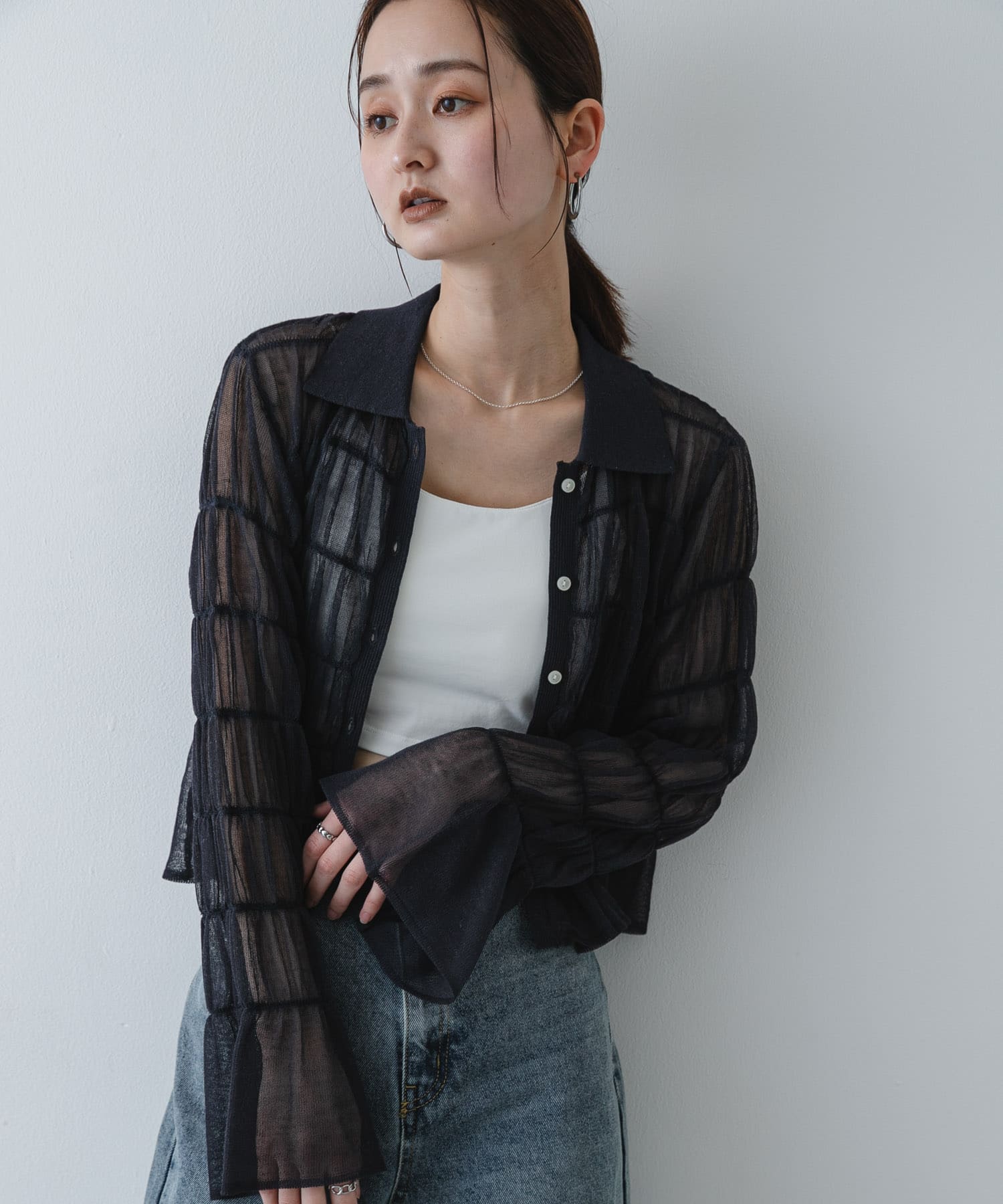 身長：169cm サイズ：one