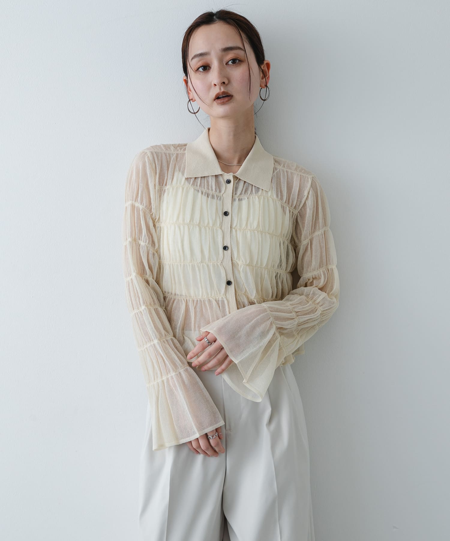 身長：169cm サイズ：one