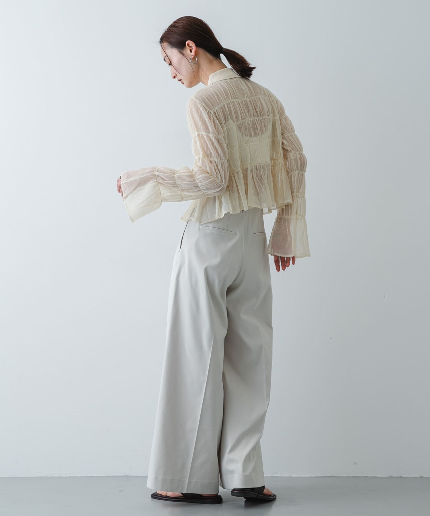 身長：169cm サイズ：one