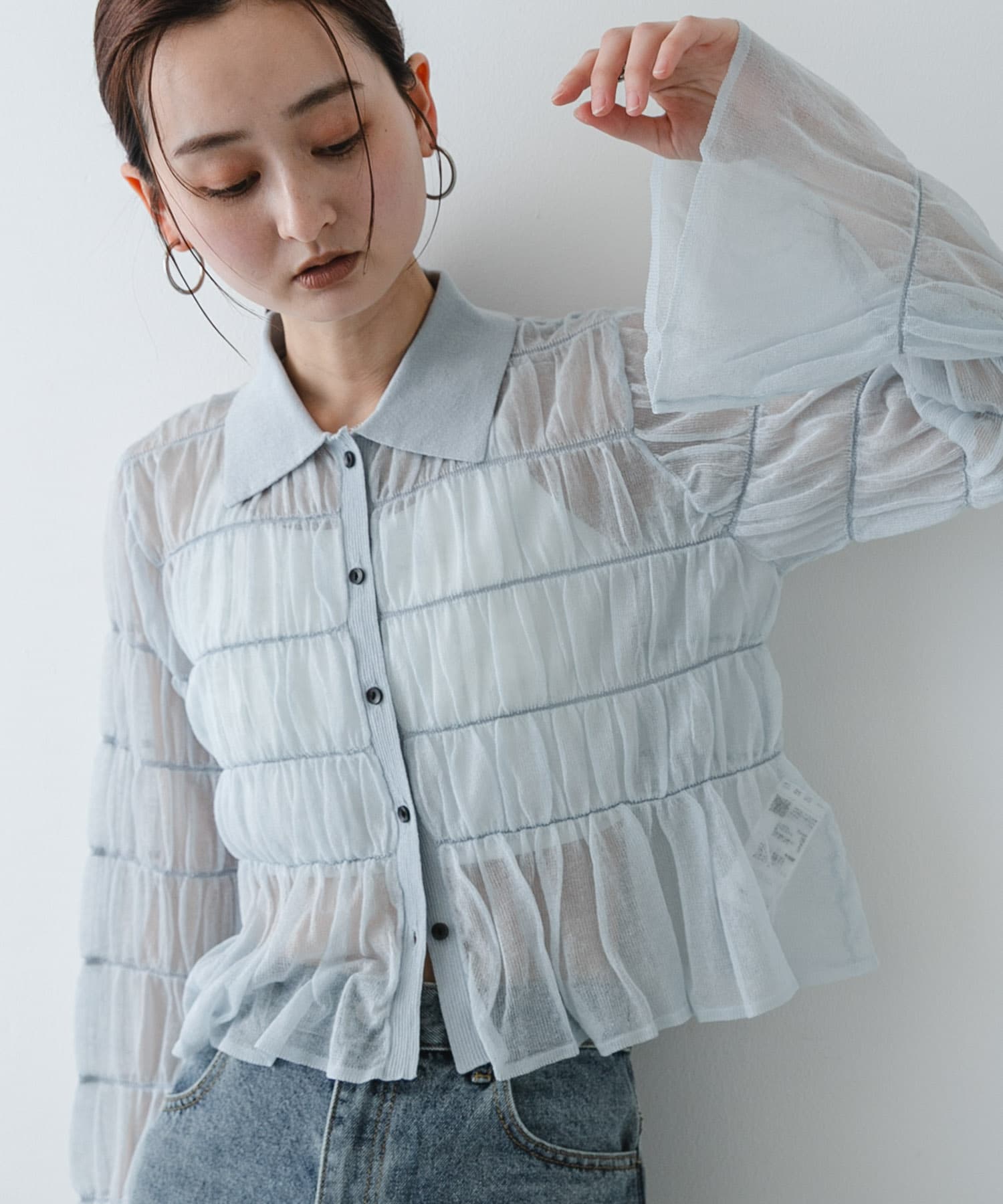 身長：169cm サイズ：one