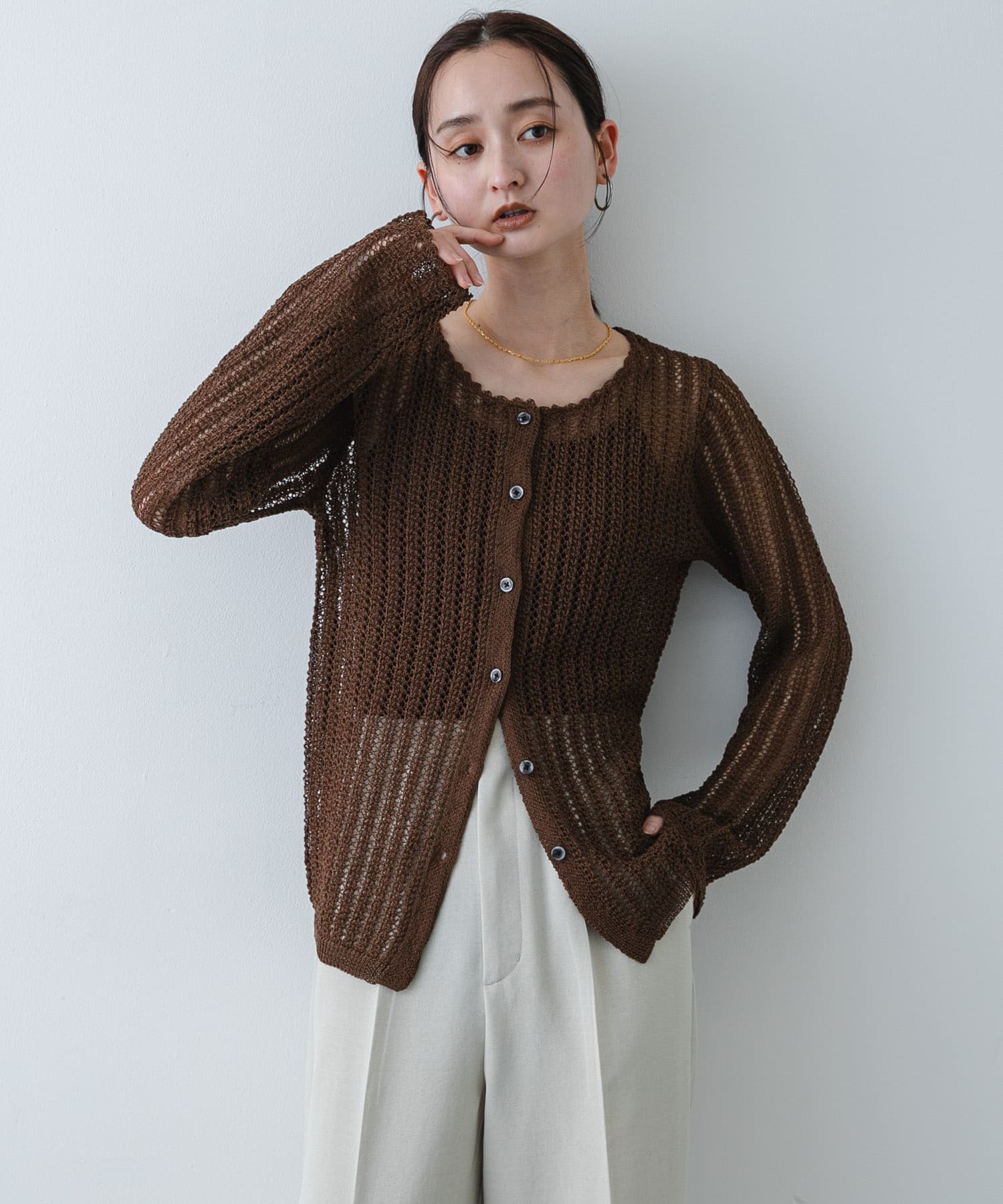身長：169cm サイズ：one
