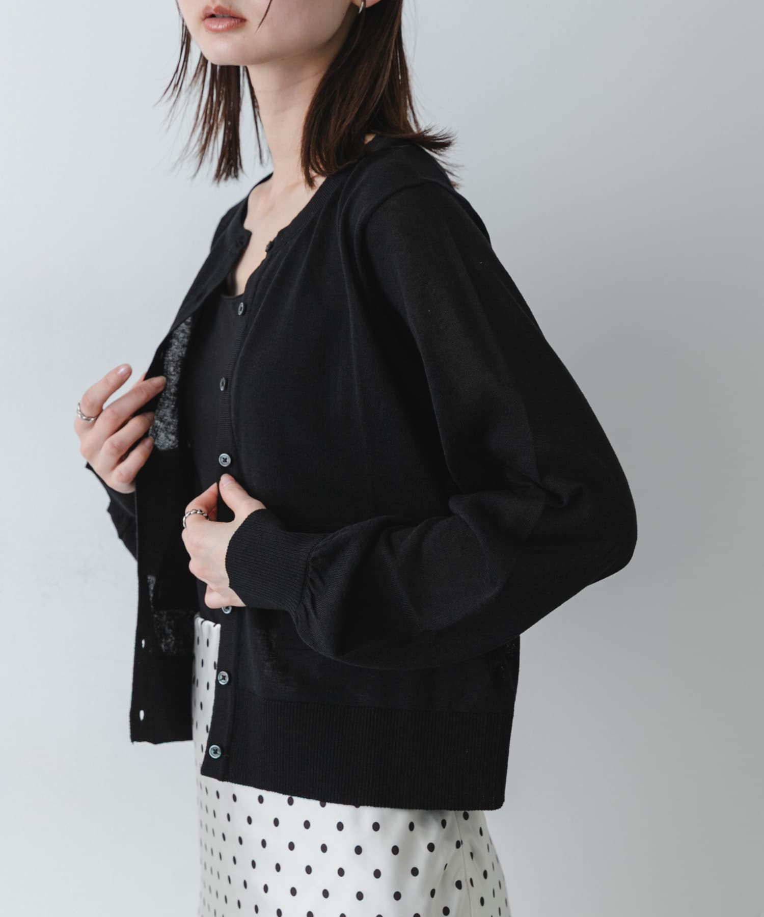 身長：169cm サイズ：one