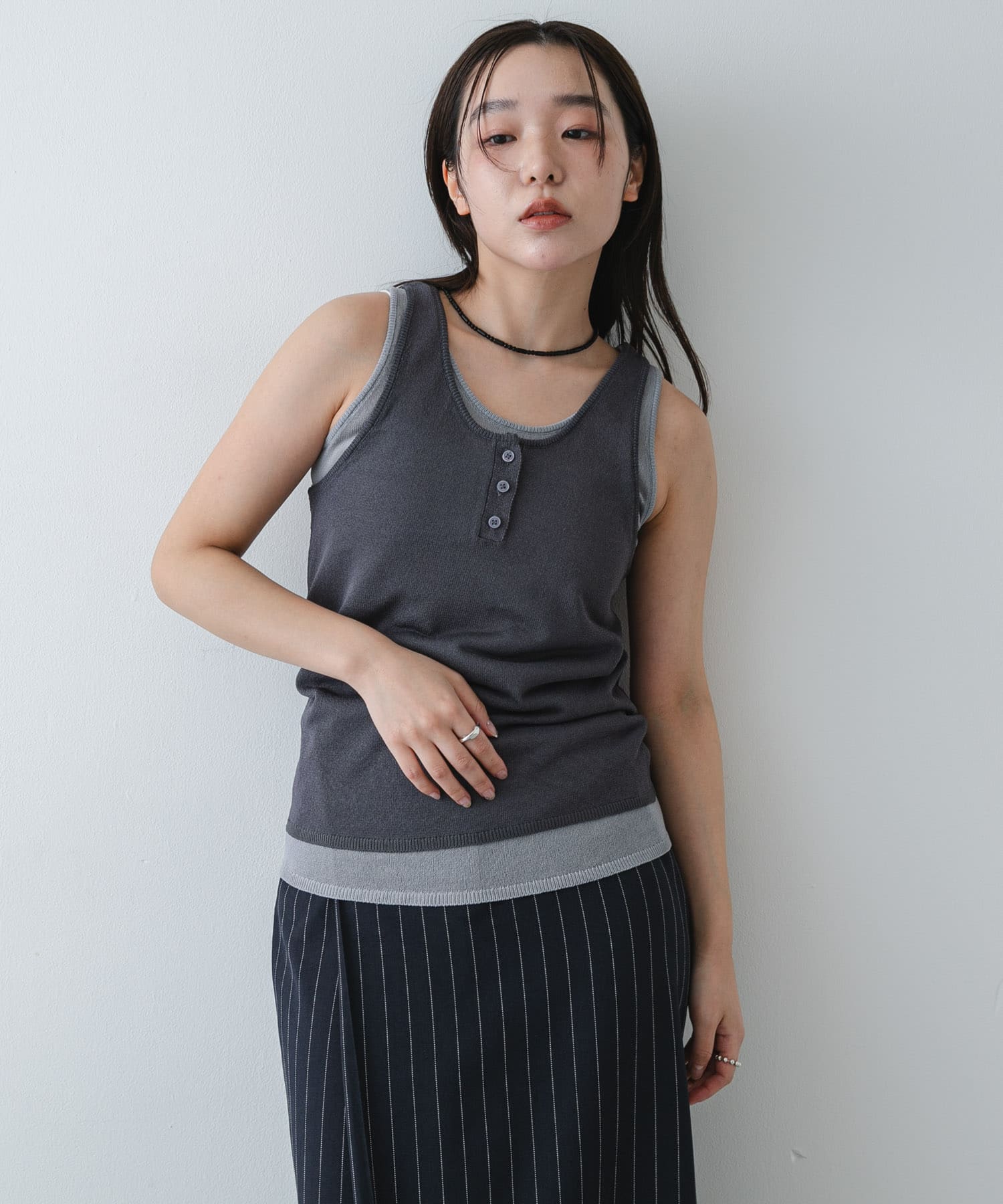 身長：158cm サイズ：one