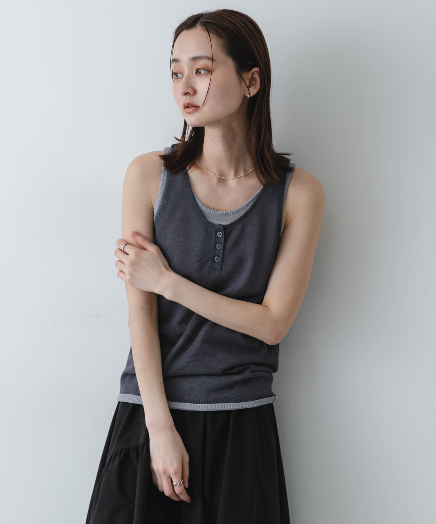 身長：169cm サイズ：one