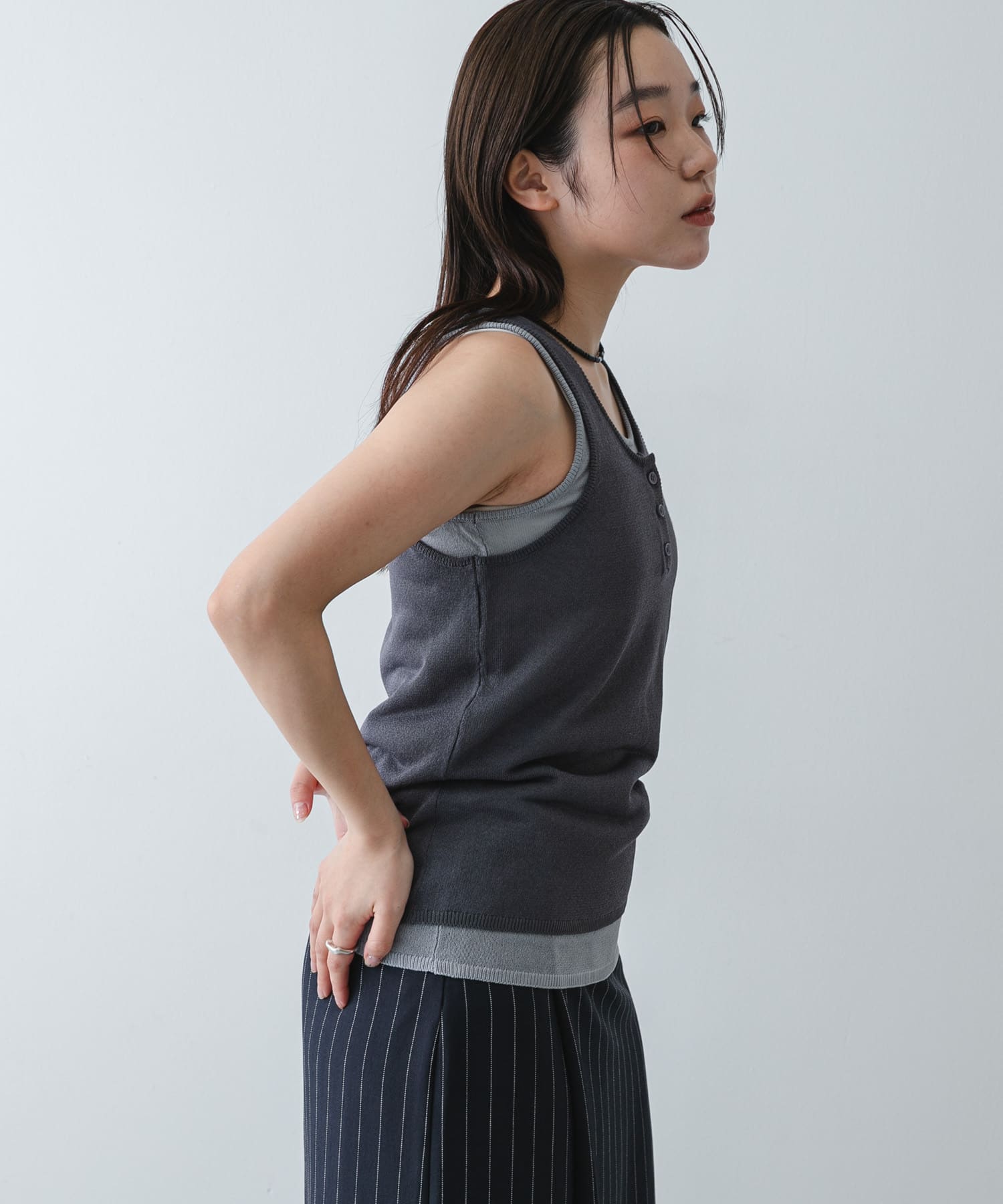 身長：158cm サイズ：one