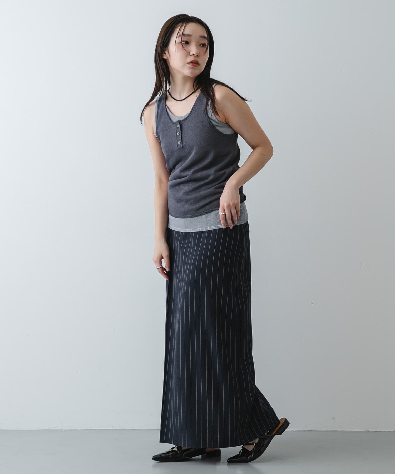 身長：158cm サイズ：one