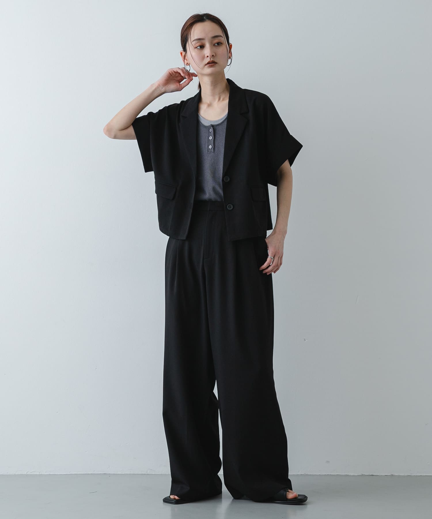 身長：169cm サイズ：one