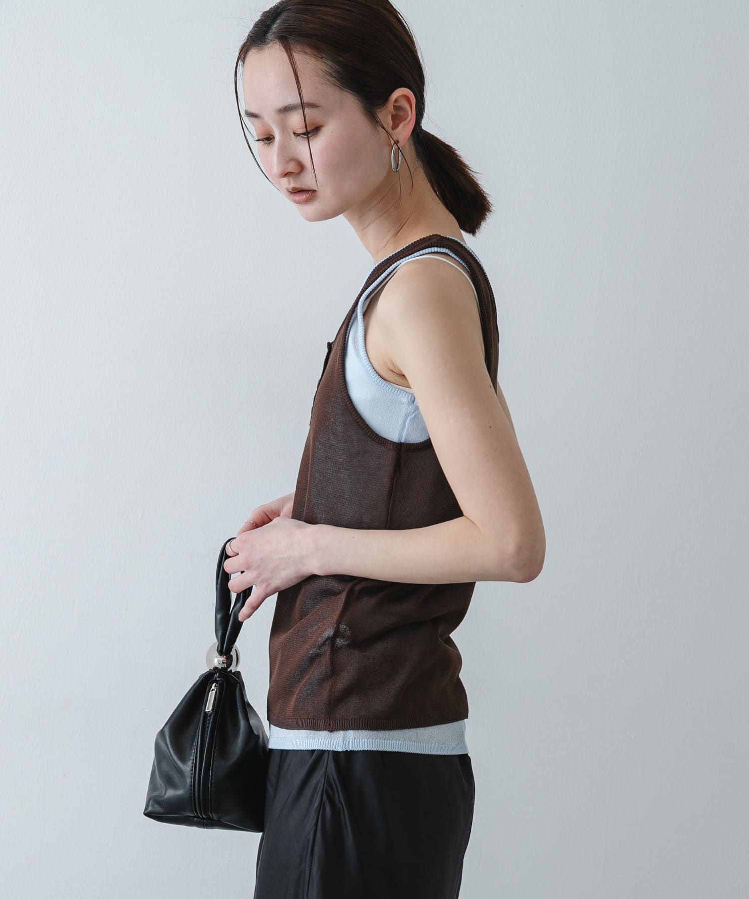 身長：169cm サイズ：one