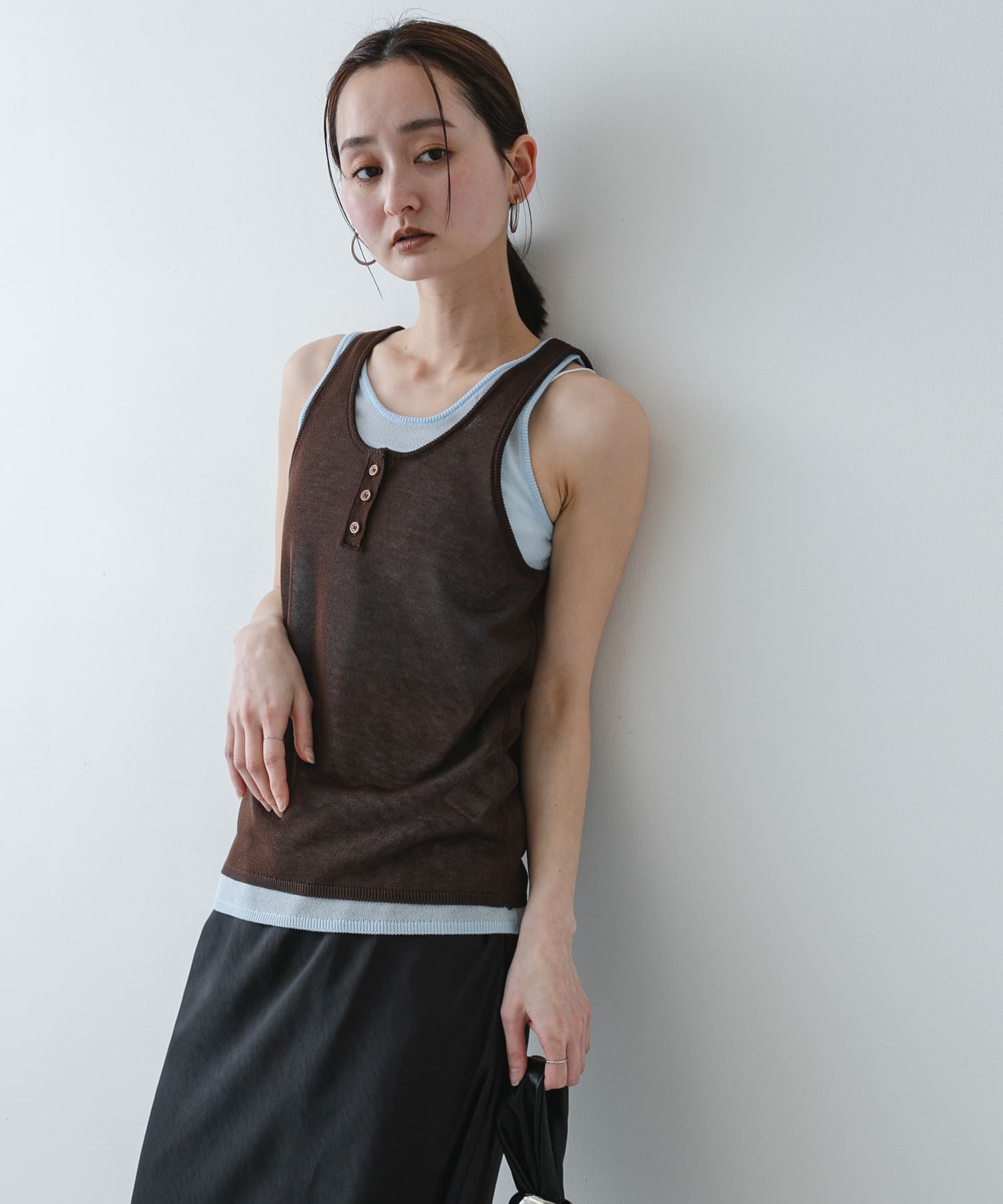 身長：169cm サイズ：one