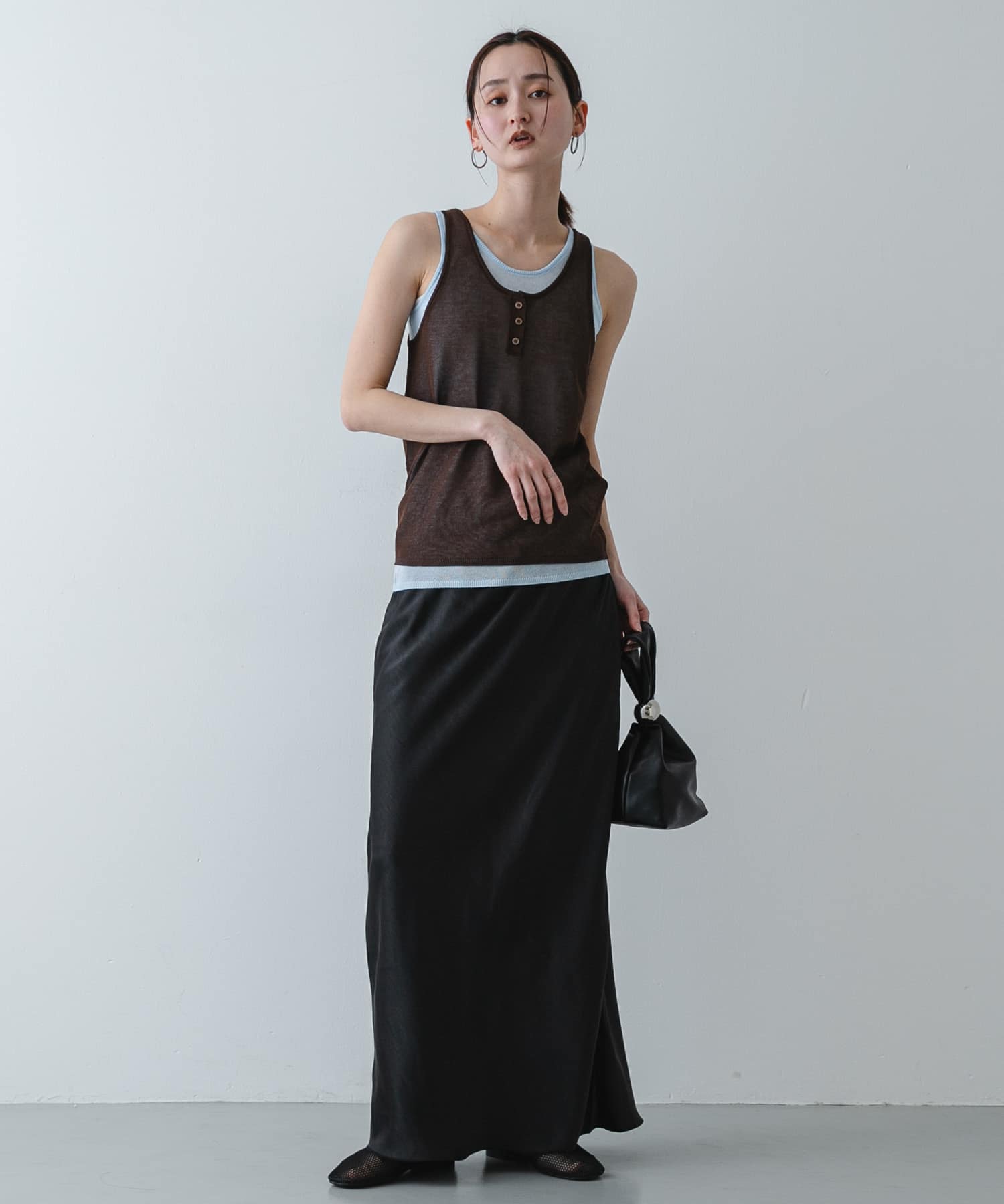 身長：169cm サイズ：one