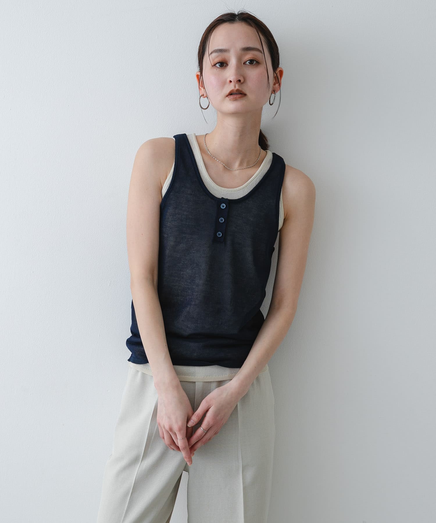 身長：169cm サイズ：one