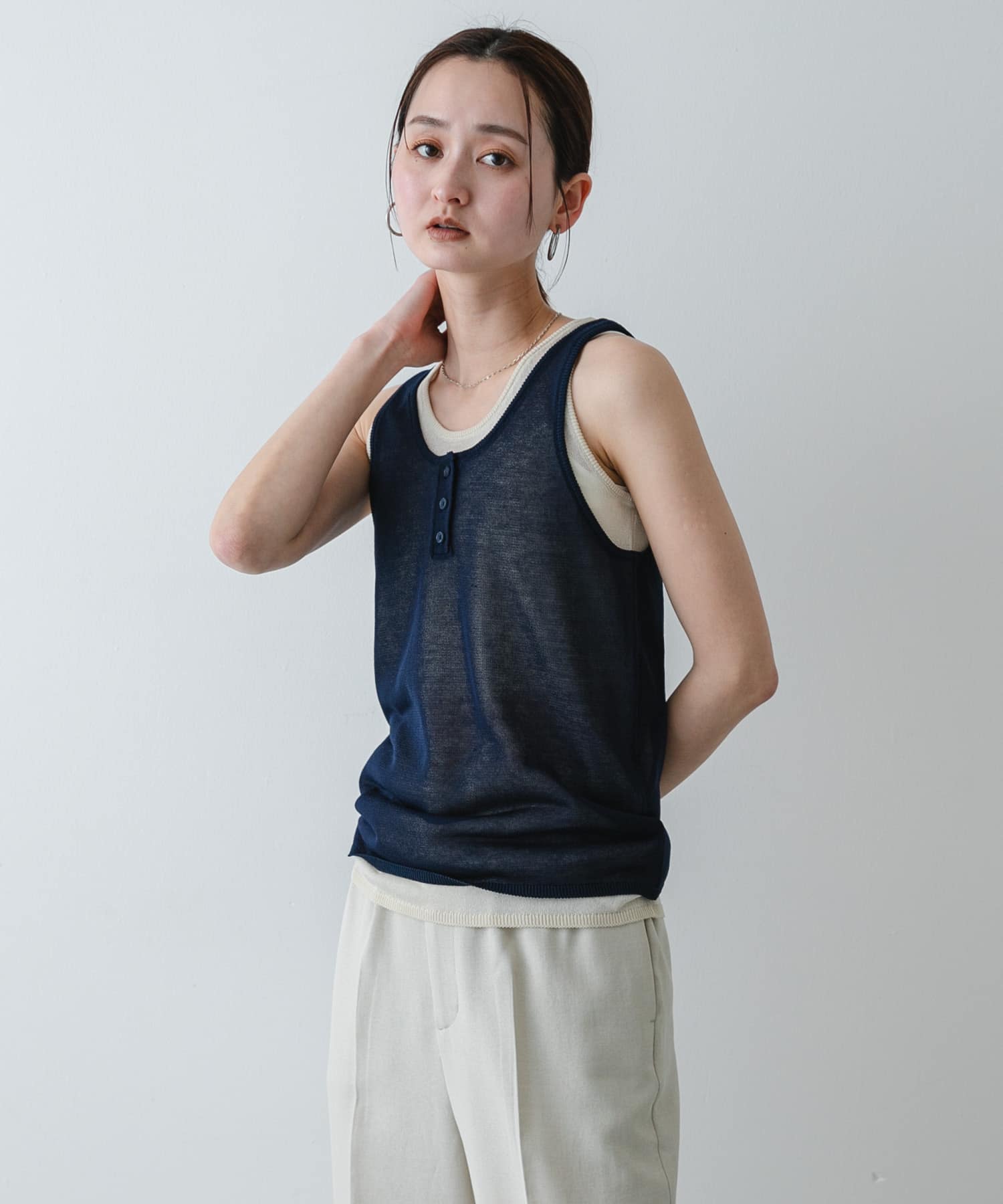 身長：169cm サイズ：one